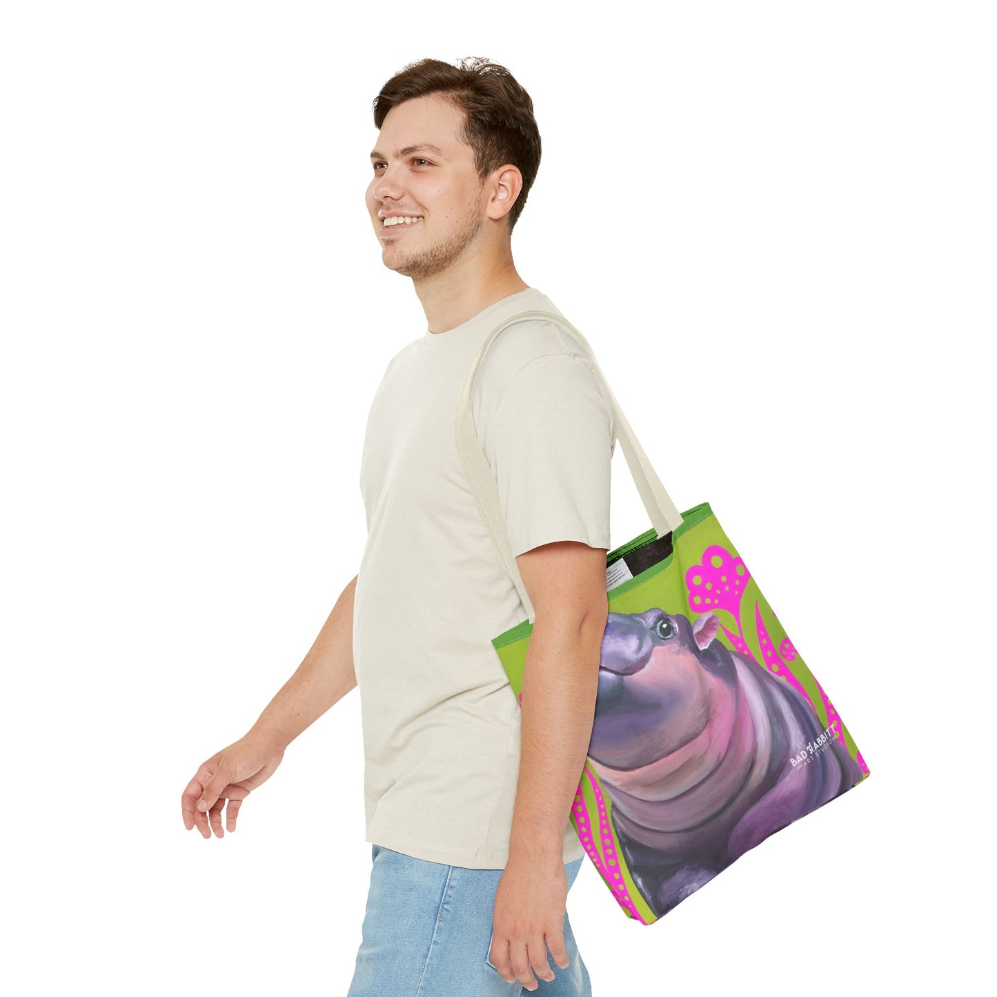 Moo Deng Tote Bag (AOP)