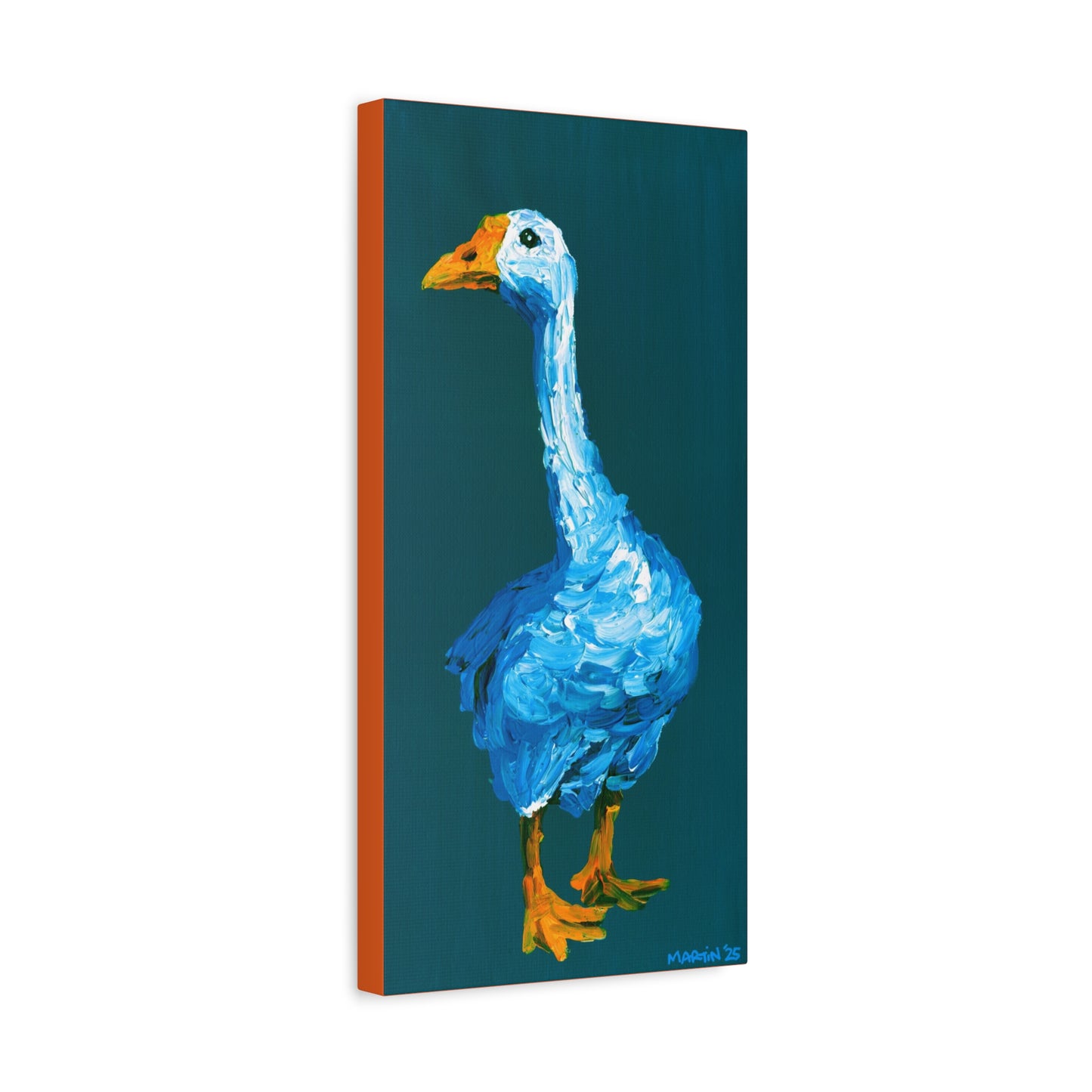 Alan the Goose Matte Canvas, Stretched, 1.25"