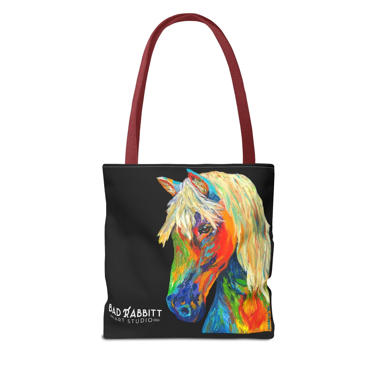 Rainbow Horse Tote Bag (AOP)