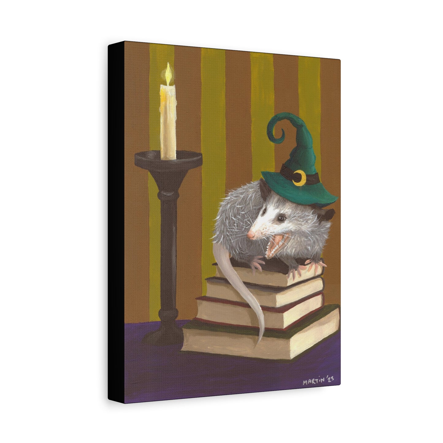Opossum Witch Canvas Gallery Wrap