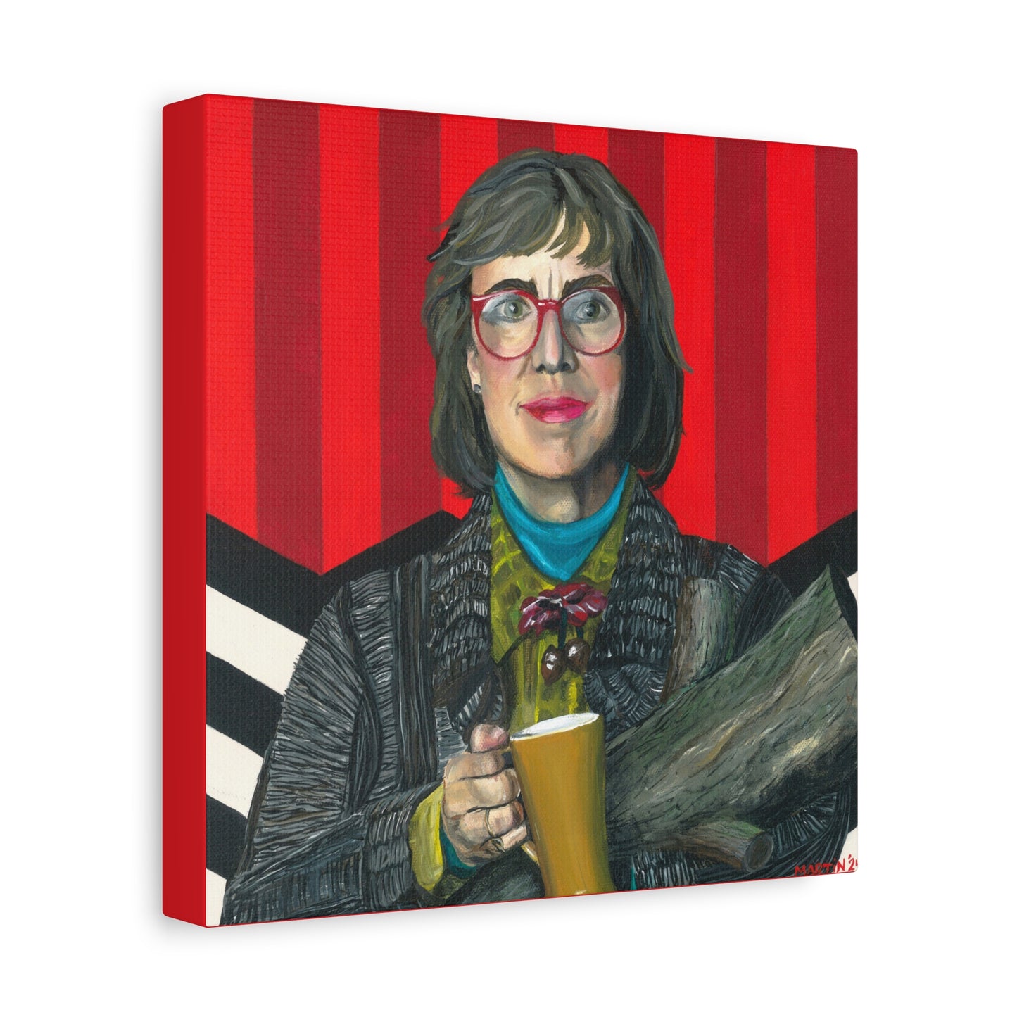 Log Lady Canvas Gallery Wrap