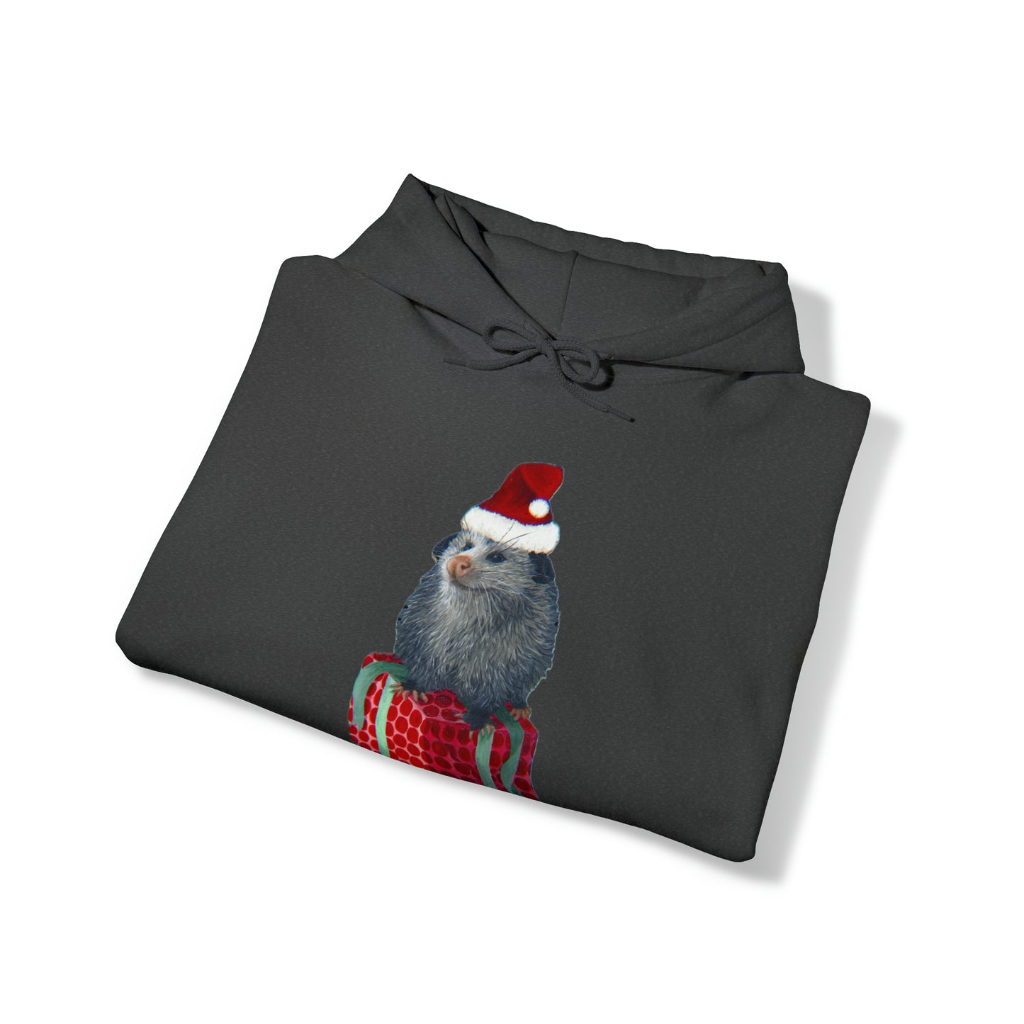 Christmas Opossum Unisex Heavy Blend™ Hooded Sweatshirt
