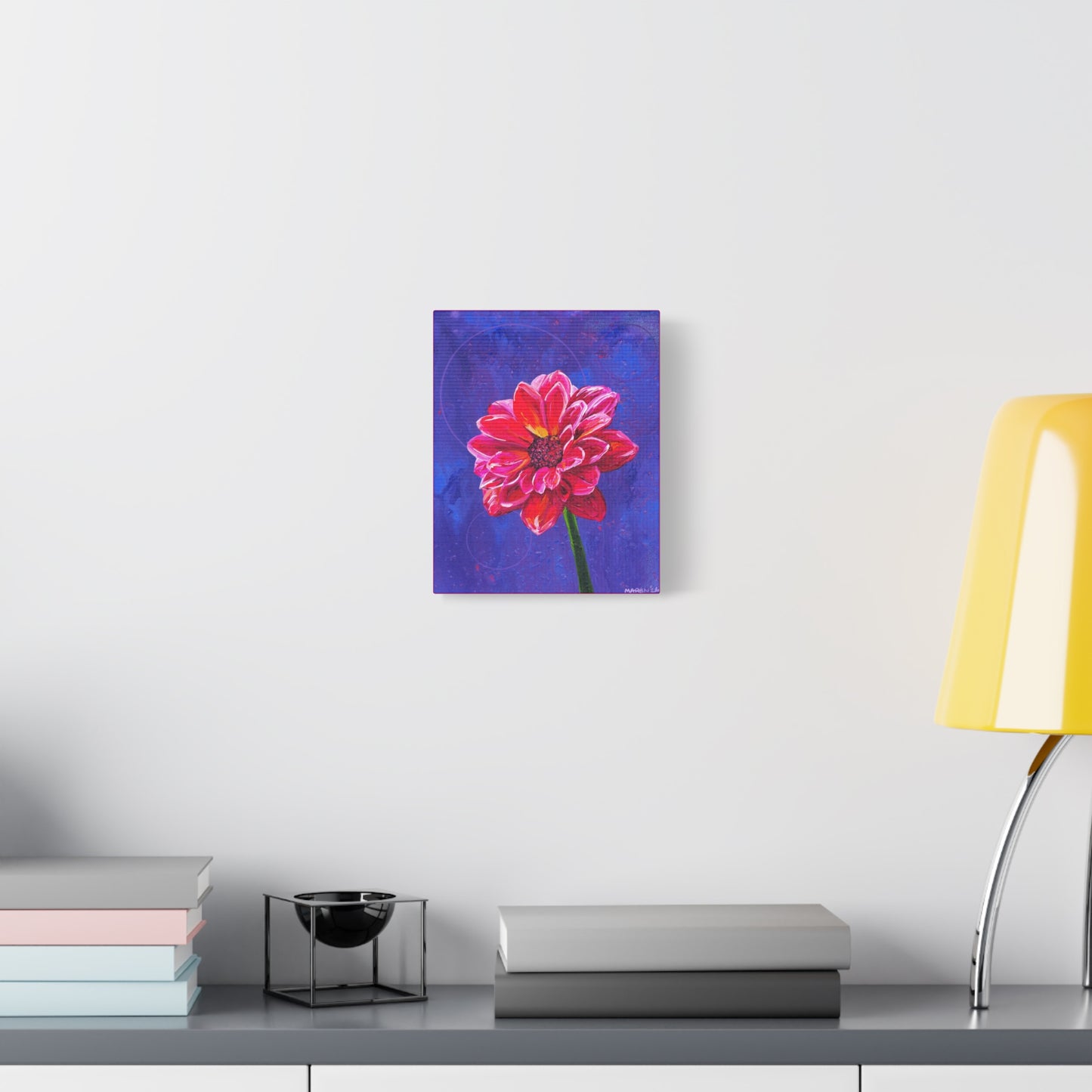 "Dahlia" Matte Canvas, Stretched, 1.25"