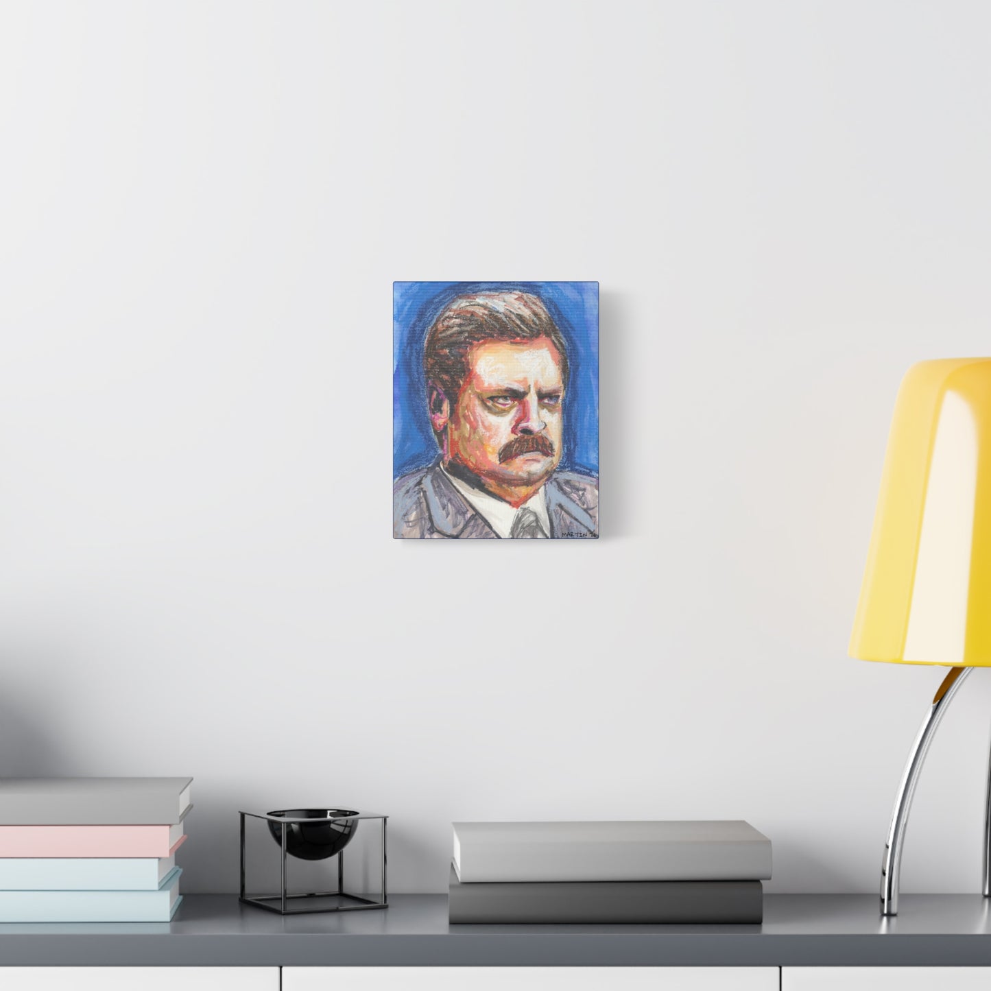 "Swan Ronson" Matte Canvas, Stretched, 1.25"