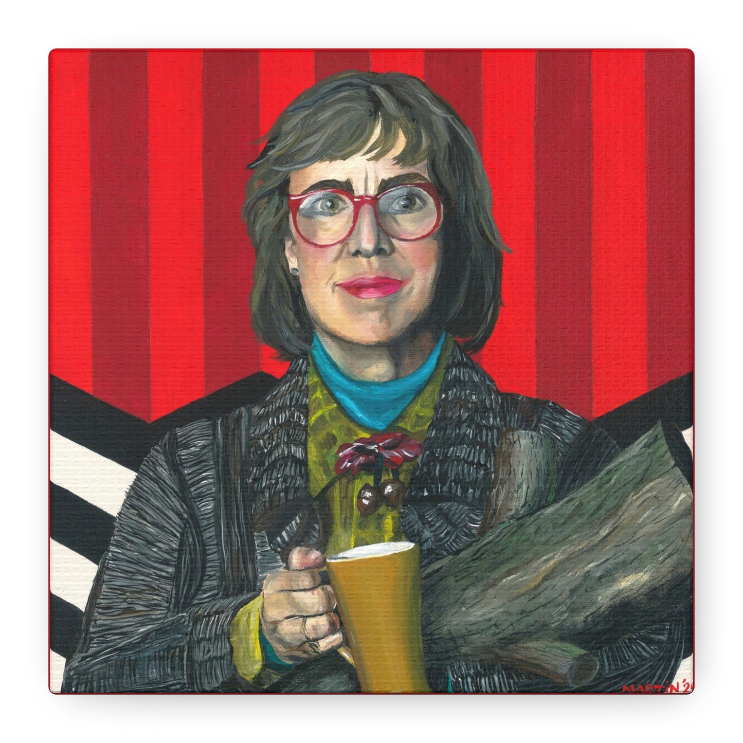 Log Lady Canvas Gallery Wrap