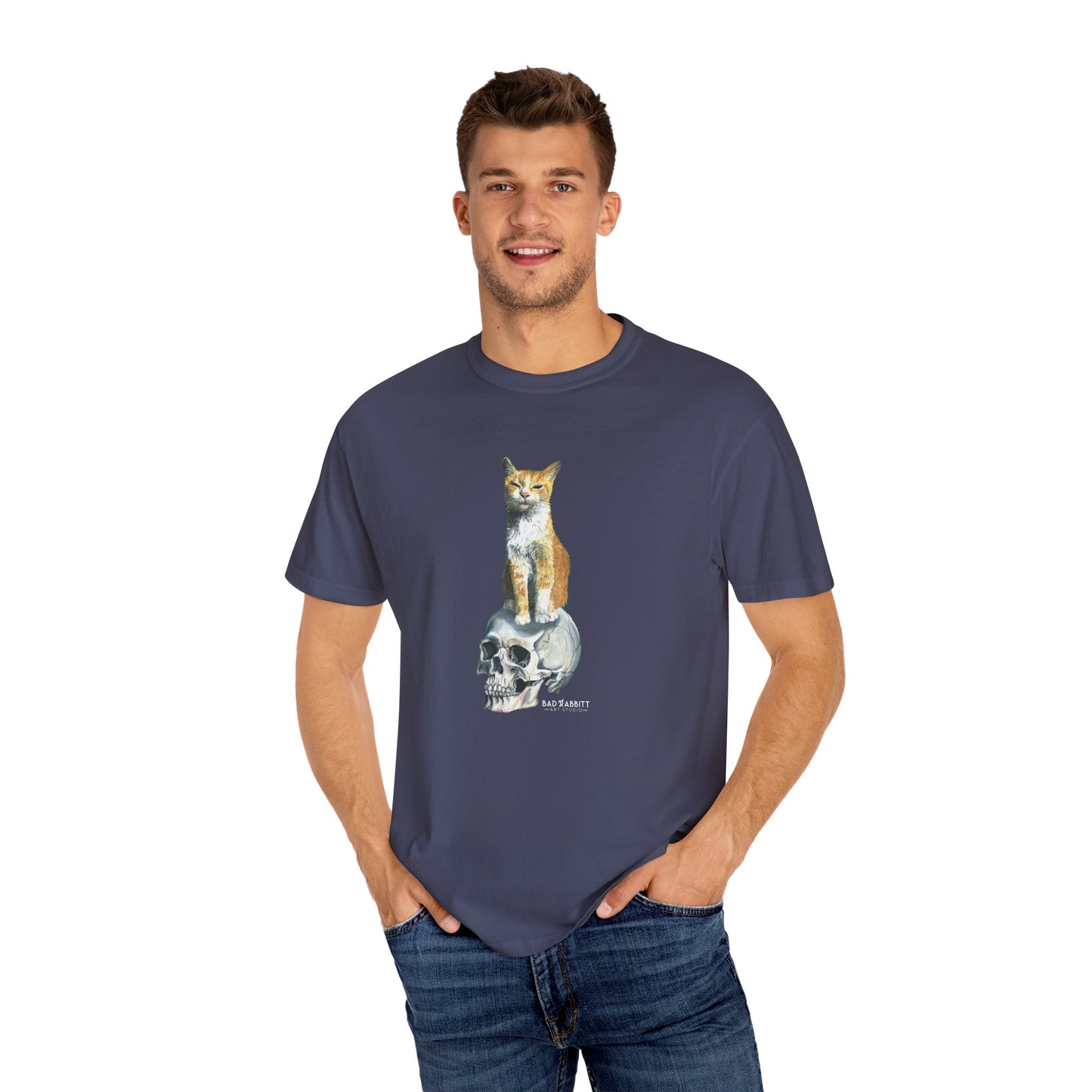 Dave and the Skull of His Enemy Unisex Garment-Dyed T-shirt