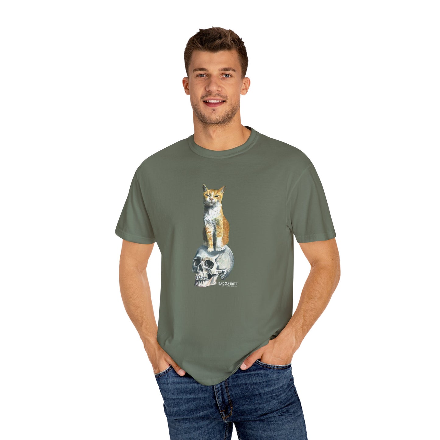 Dave and the Skull of His Enemy Unisex Garment-Dyed T-shirt