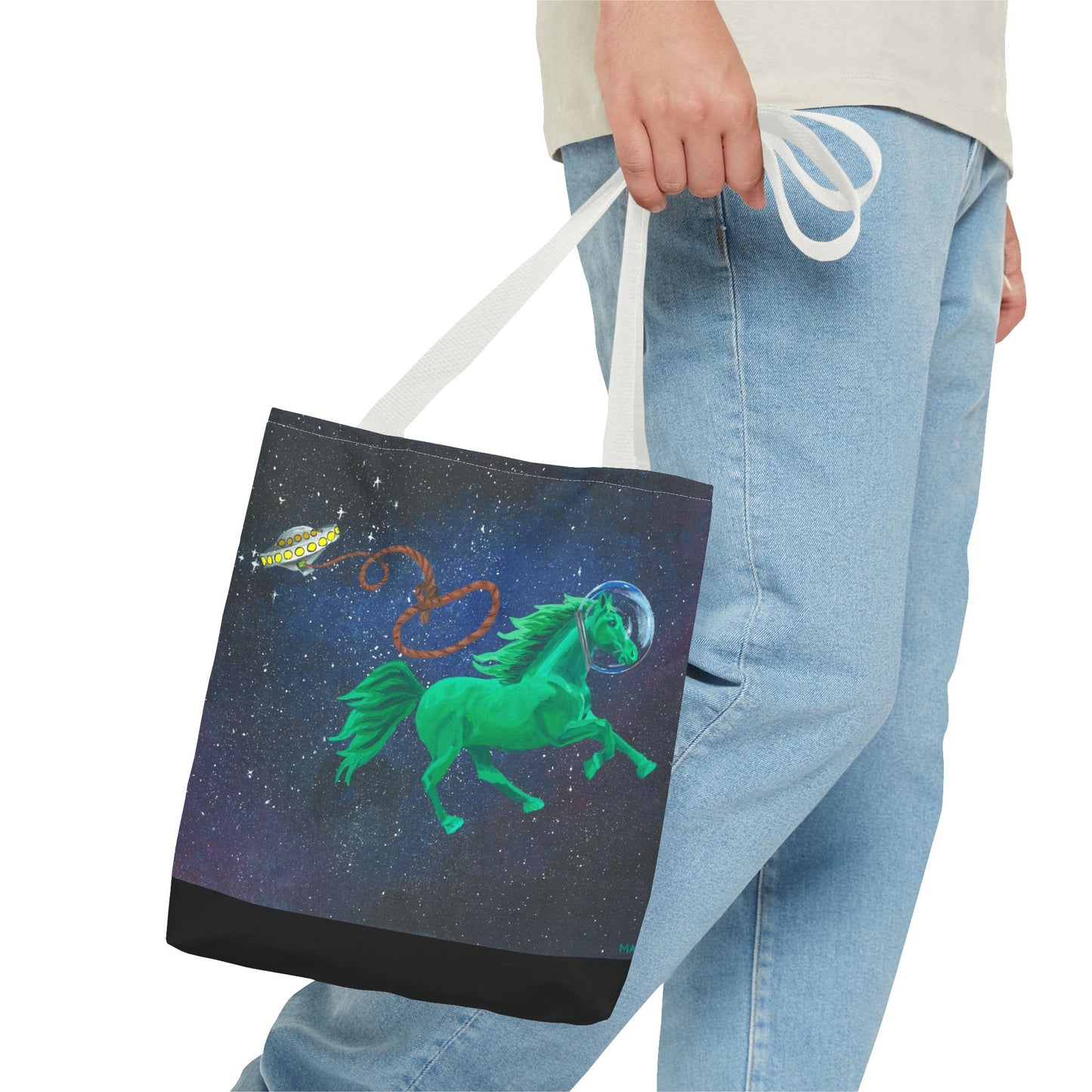 Space Horse Tote Bag