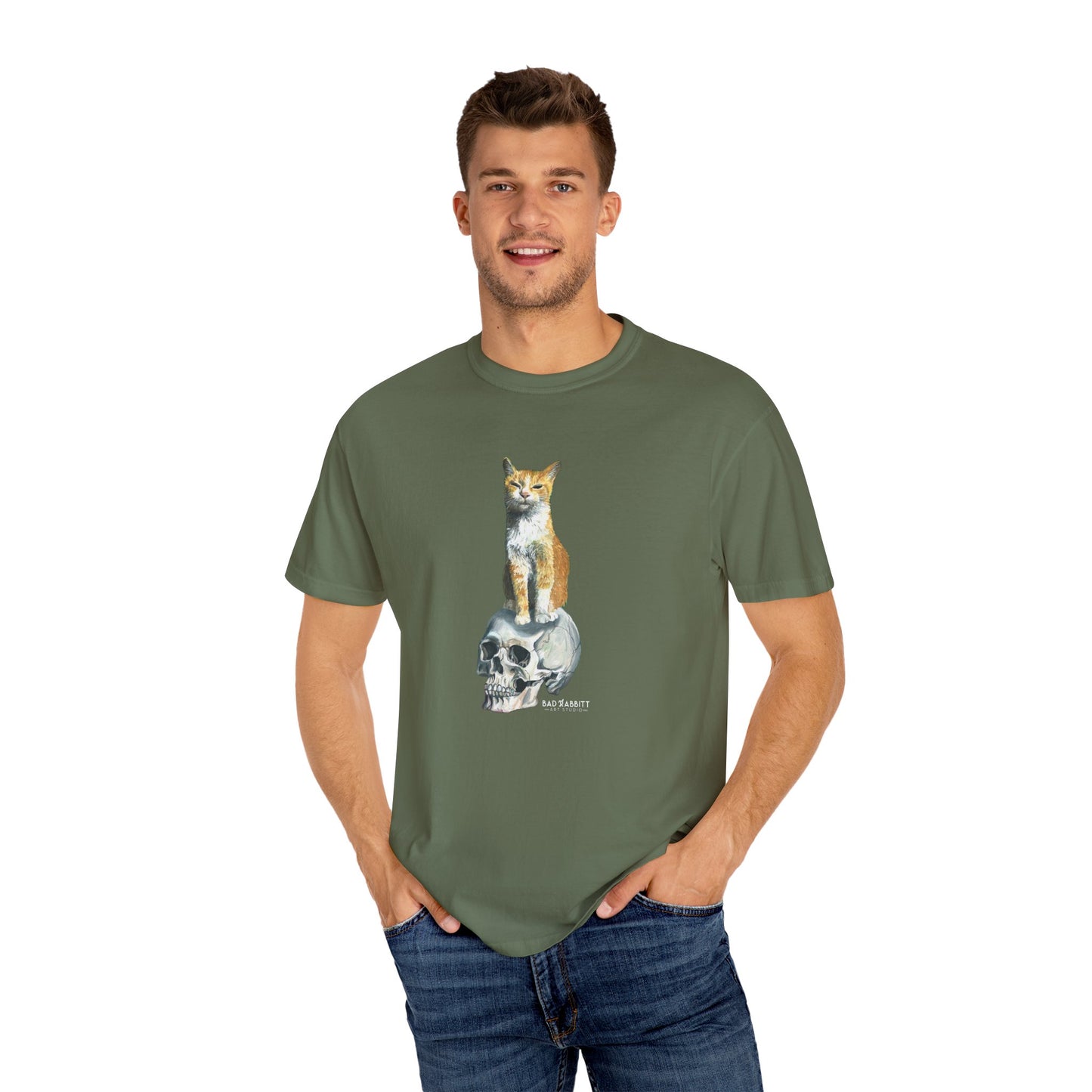 Dave and the Skull of His Enemy Unisex Garment-Dyed T-shirt