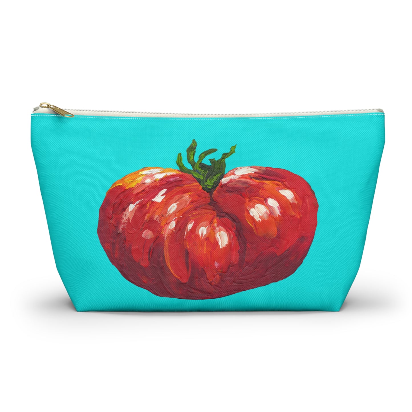"Juicy Tomato" Accessory Pouch w T-bottom
