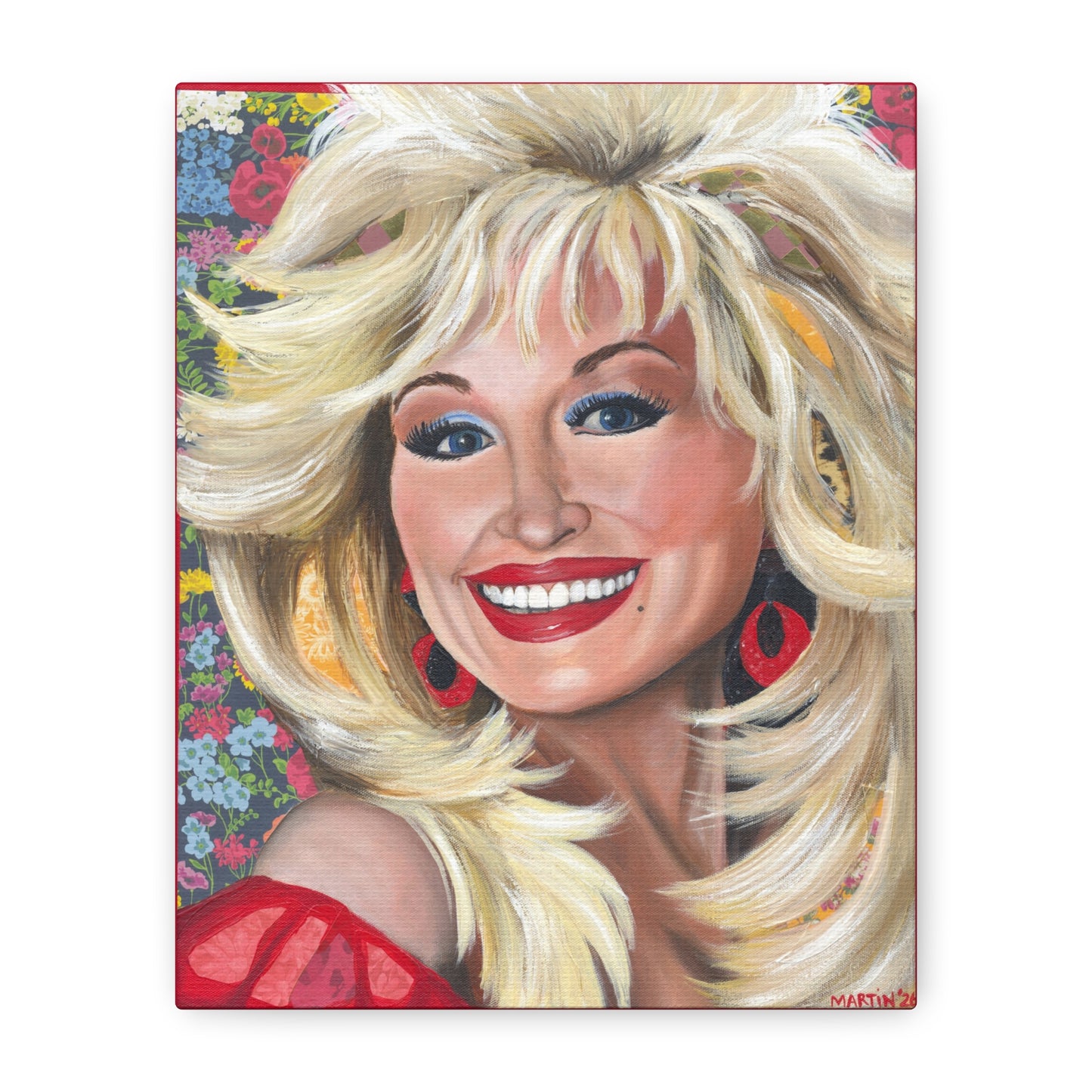 "Dolly" Matte Canvas, Stretched, 1.25"