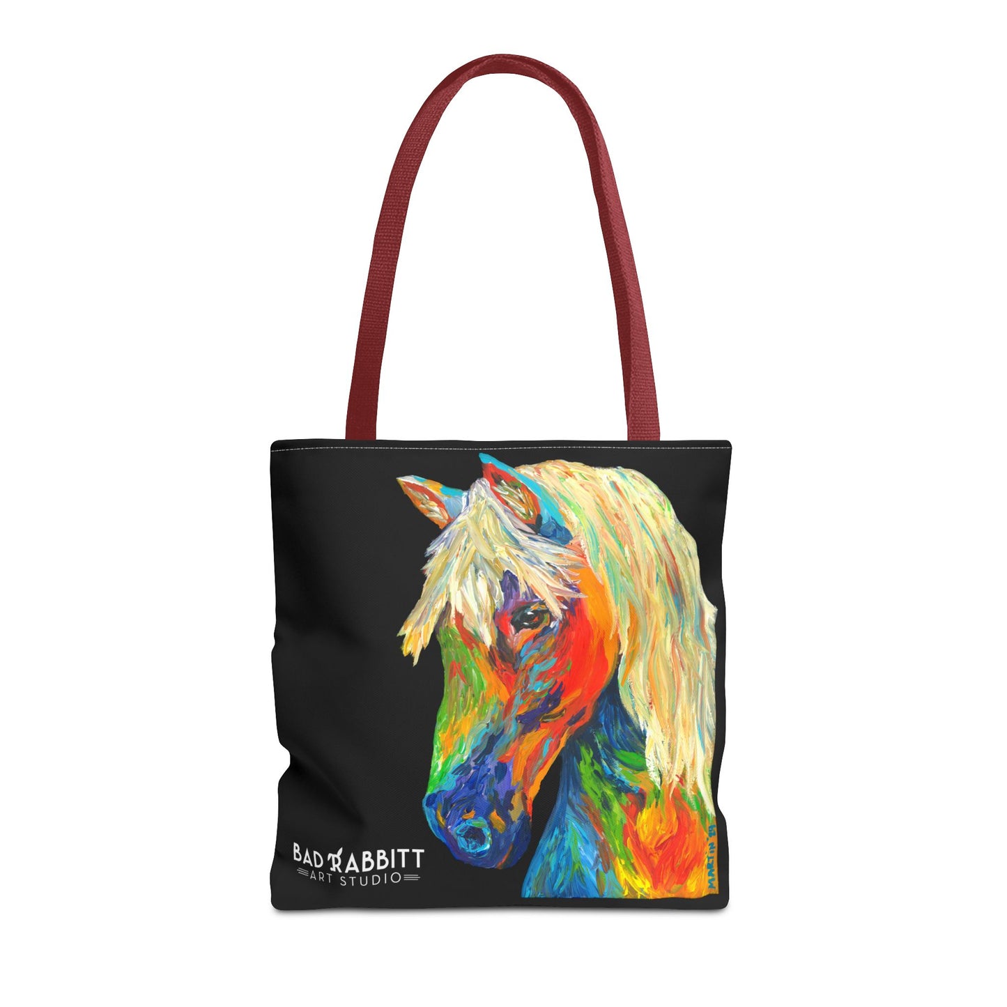 Rainbow Horse Tote Bag (AOP)