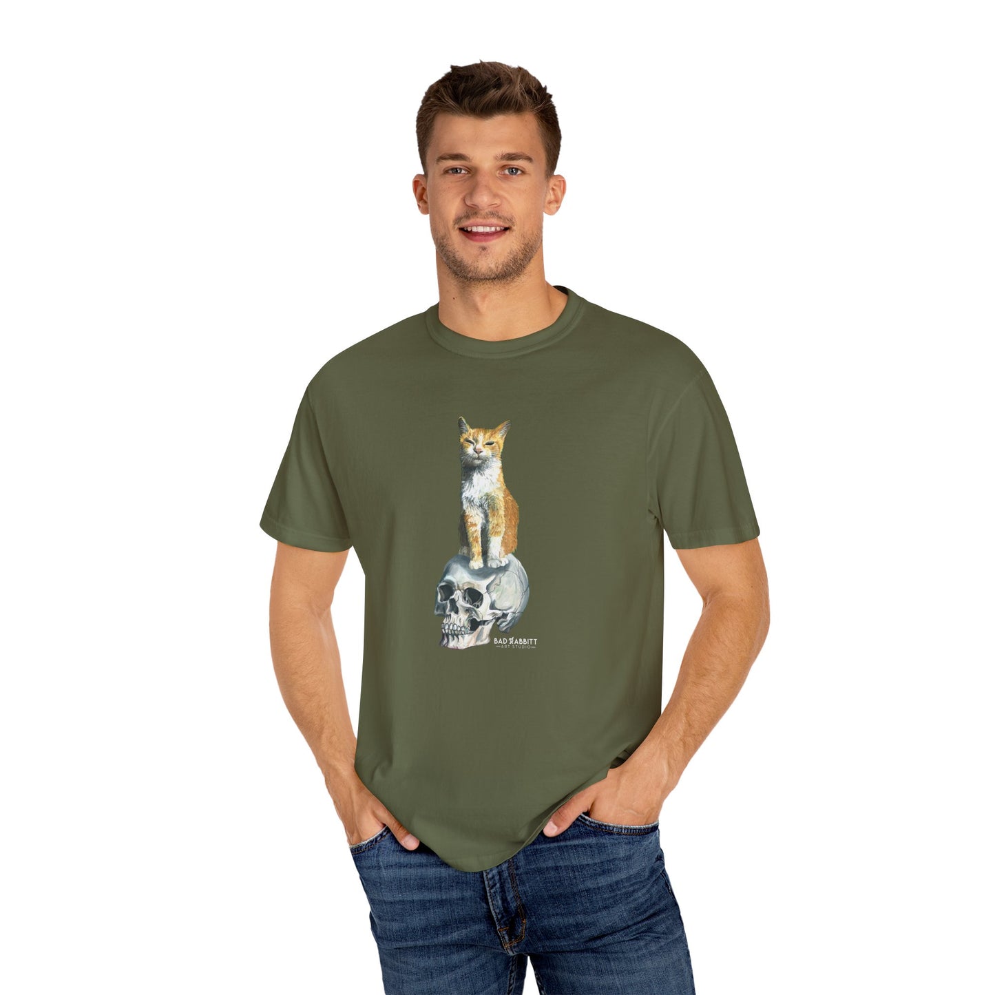 Dave and the Skull of His Enemy Unisex Garment-Dyed T-shirt