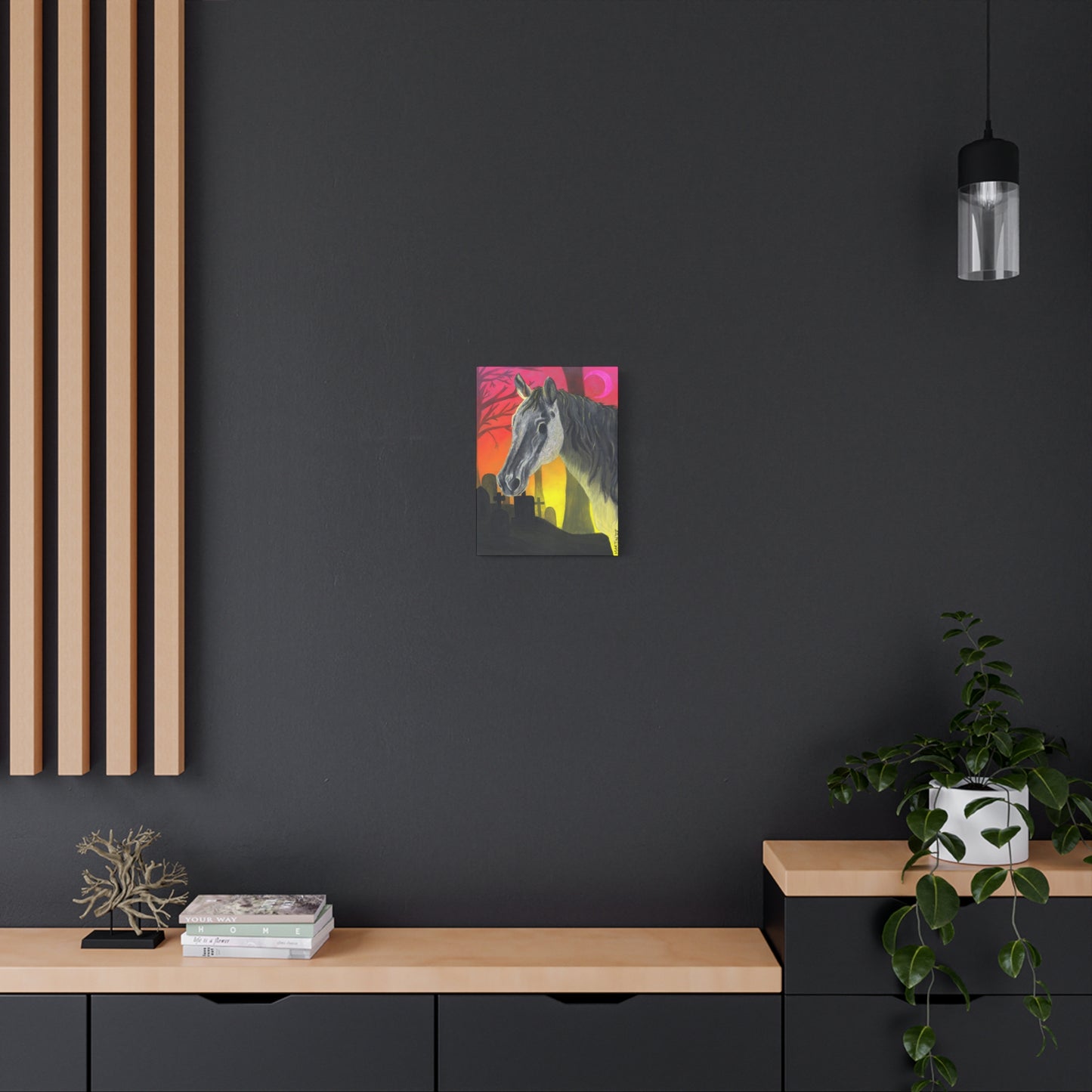 Spooky Horse Canvas Gallery Wraps