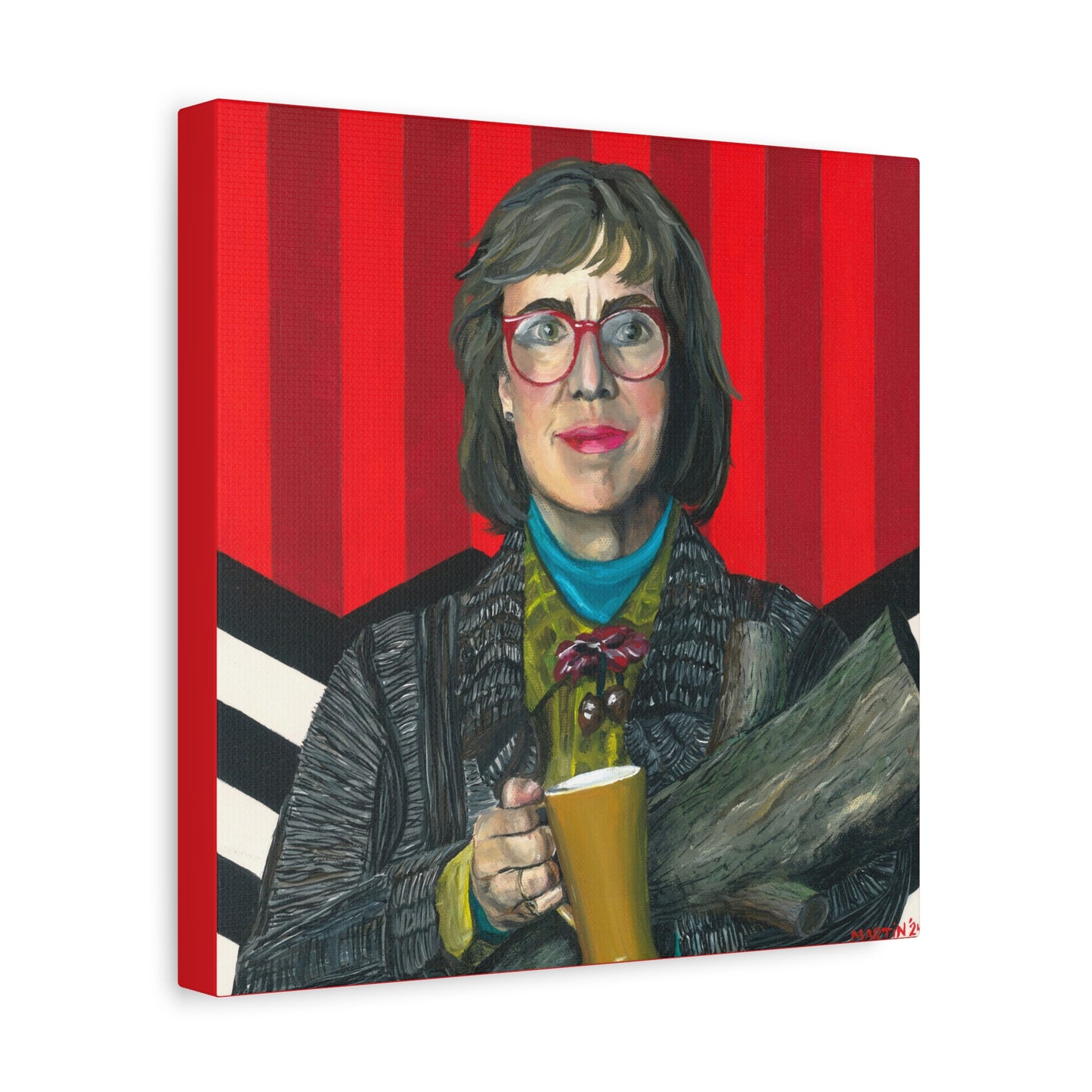 Log Lady Canvas Gallery Wrap