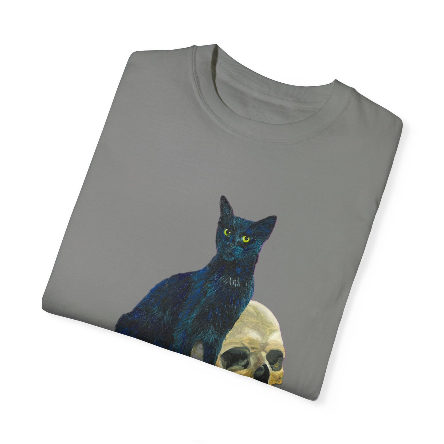 Gene Parmesan with the Skull of Dave's Enemy Unisex Garment-Dyed T-shirt