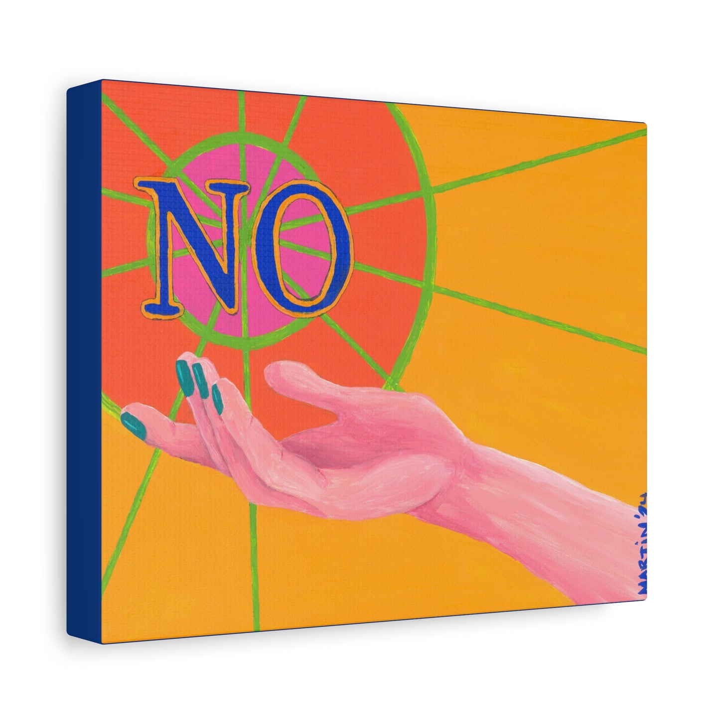 "NO 2024" Canvas Gallery Wrap