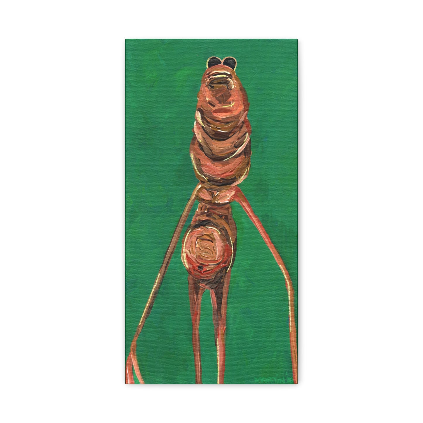 Marcus the Worm Matte Canvas, Stretched, 1.25"