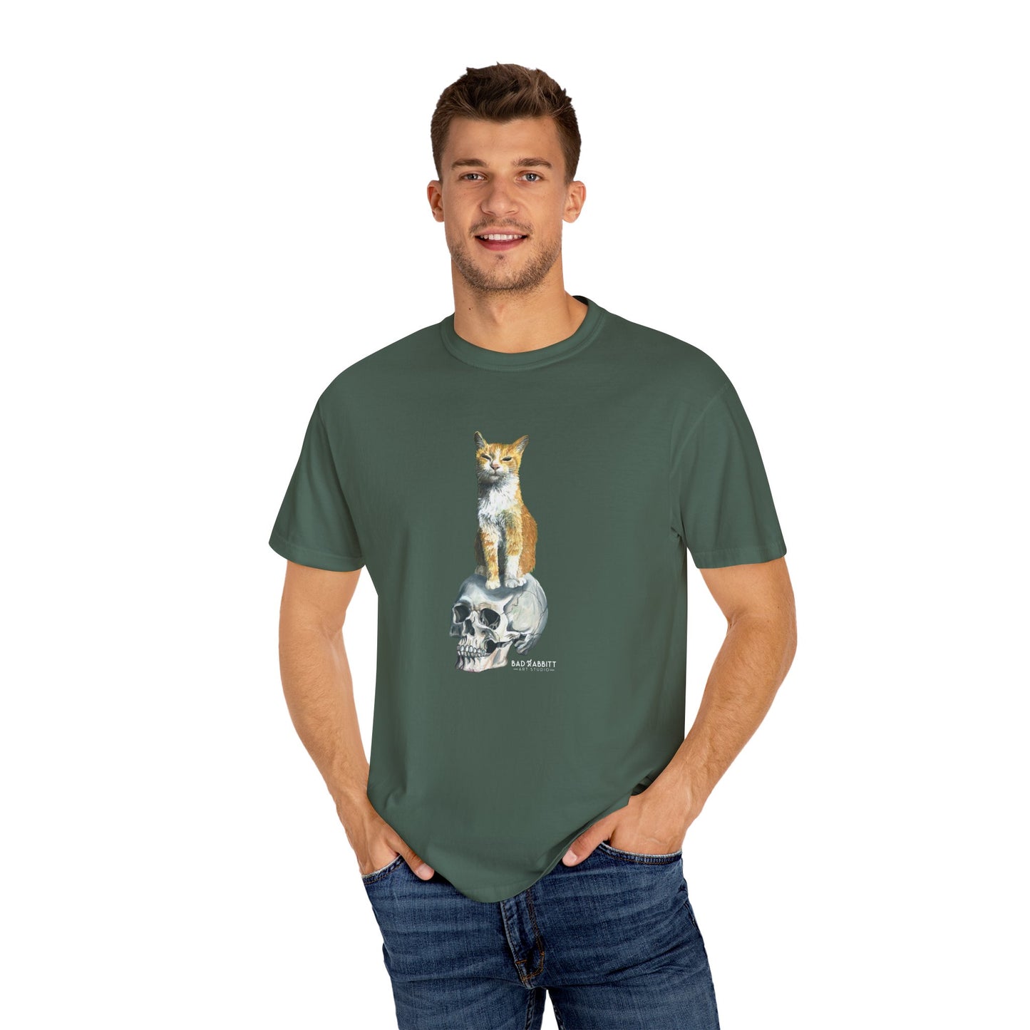Dave and the Skull of His Enemy Unisex Garment-Dyed T-shirt