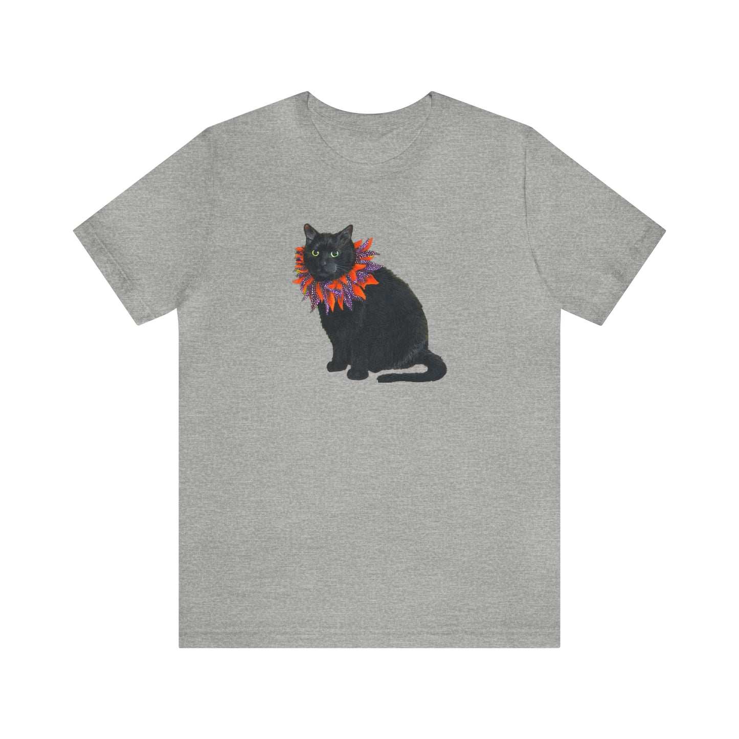 12 the Magical Halloween Cat Unisex Jersey Short Sleeve Tee