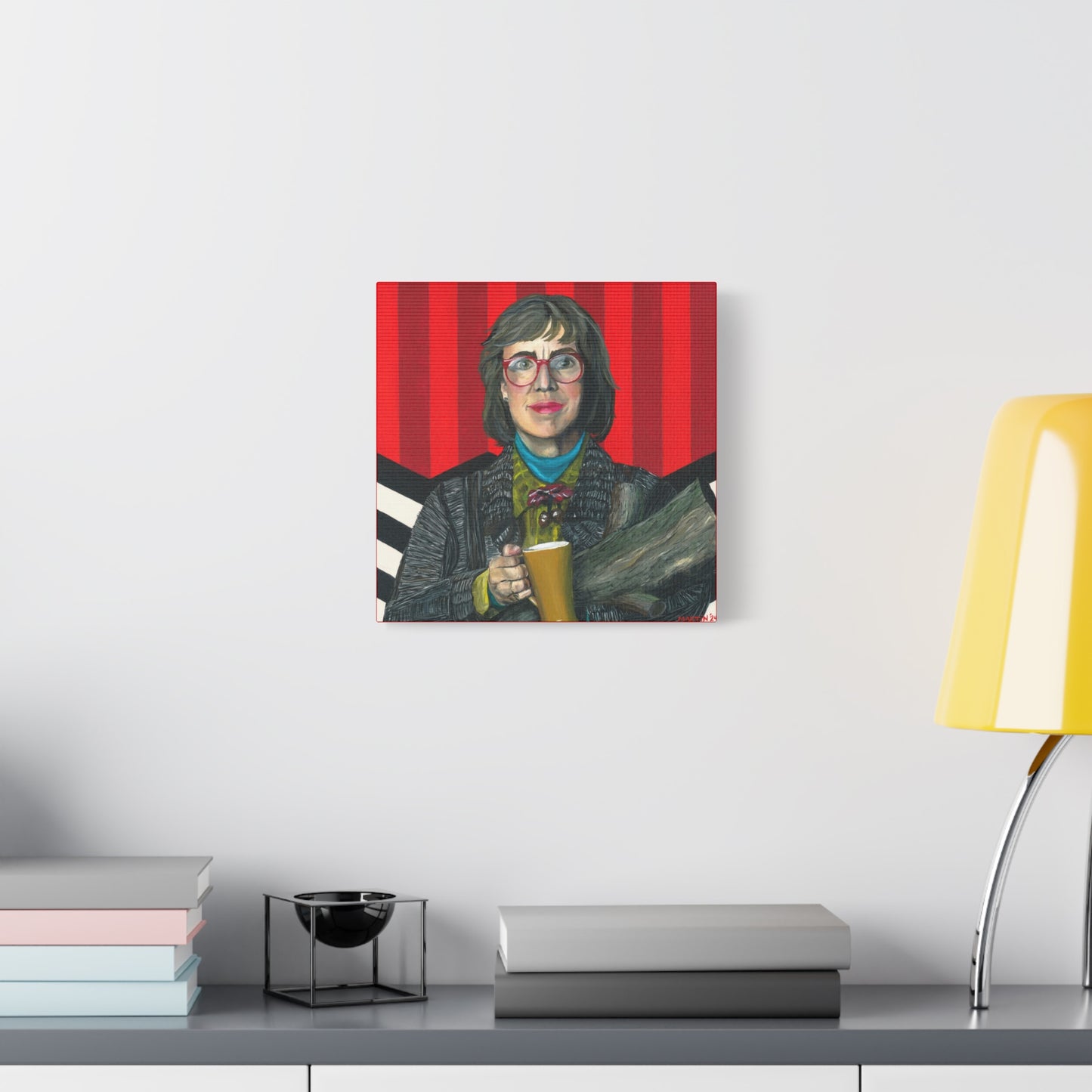 Log Lady Canvas Gallery Wrap