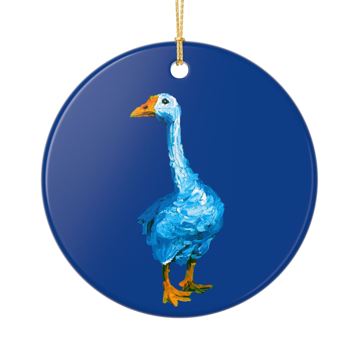 Alan the Goose Ceramic Ornament (2-Side Print)