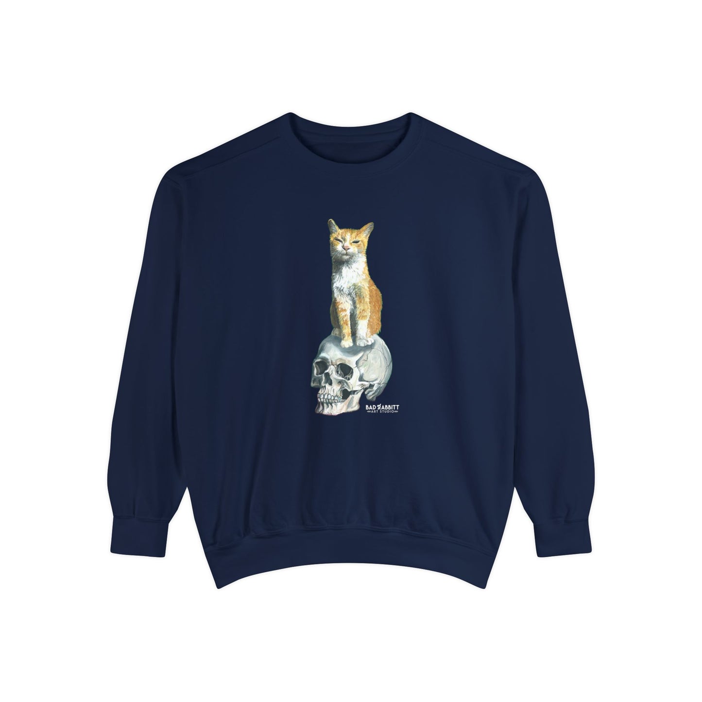 Dave and the Skull of His Enemy Unisex Garment-Dyed Sweatshirt