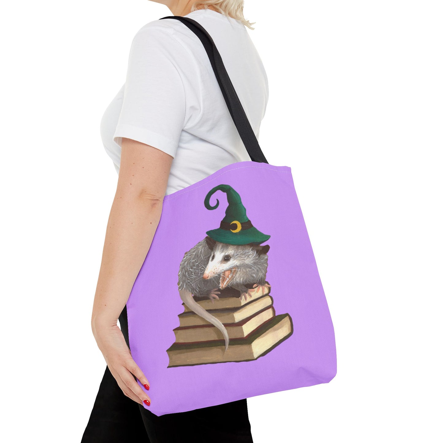 Opossum Witch Tote Bag (AOP)