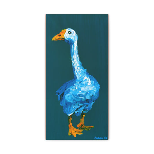 Alan the Goose Matte Canvas, Stretched, 1.25"