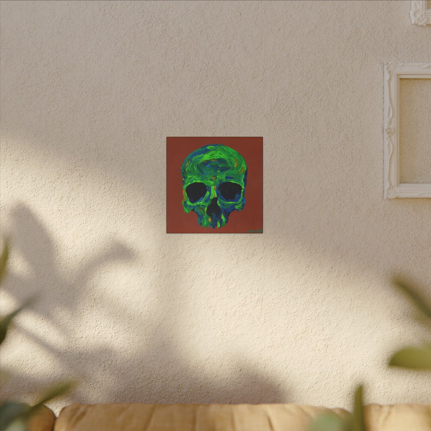 Goopy Skull Canvas Gallery Wrap