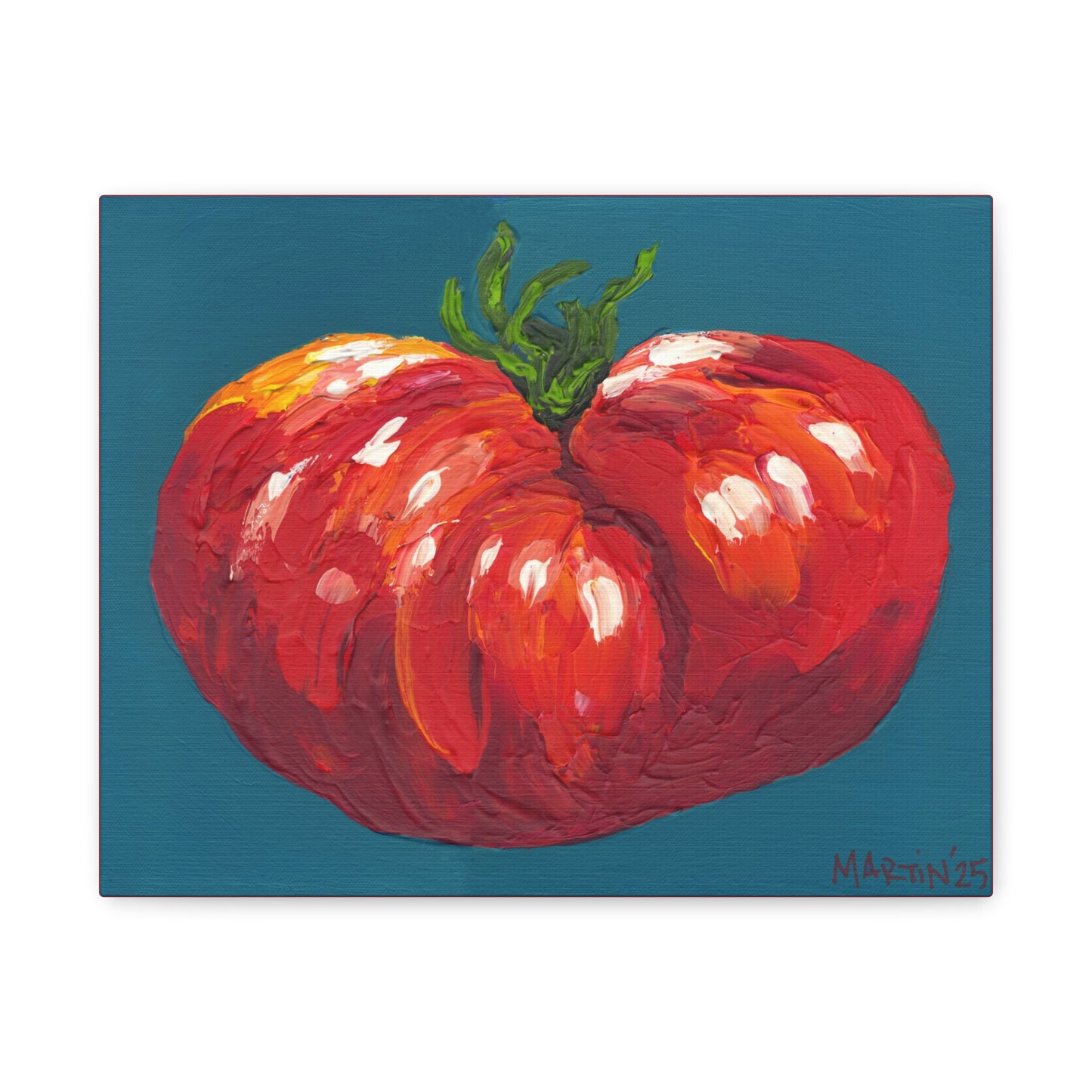 Funky Red Tomato Matte Canvas, Stretched, 1.25"