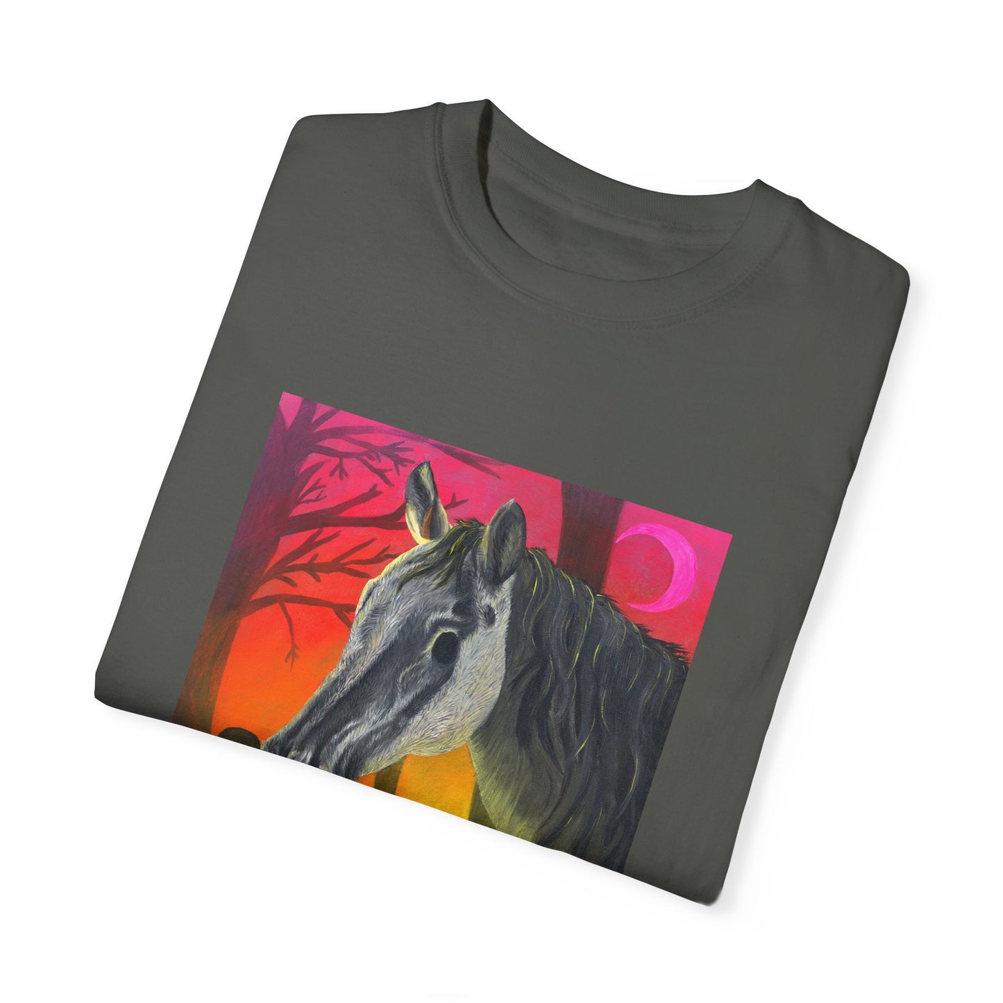 Halloween Horse Unisex Garment-Dyed T-shirt