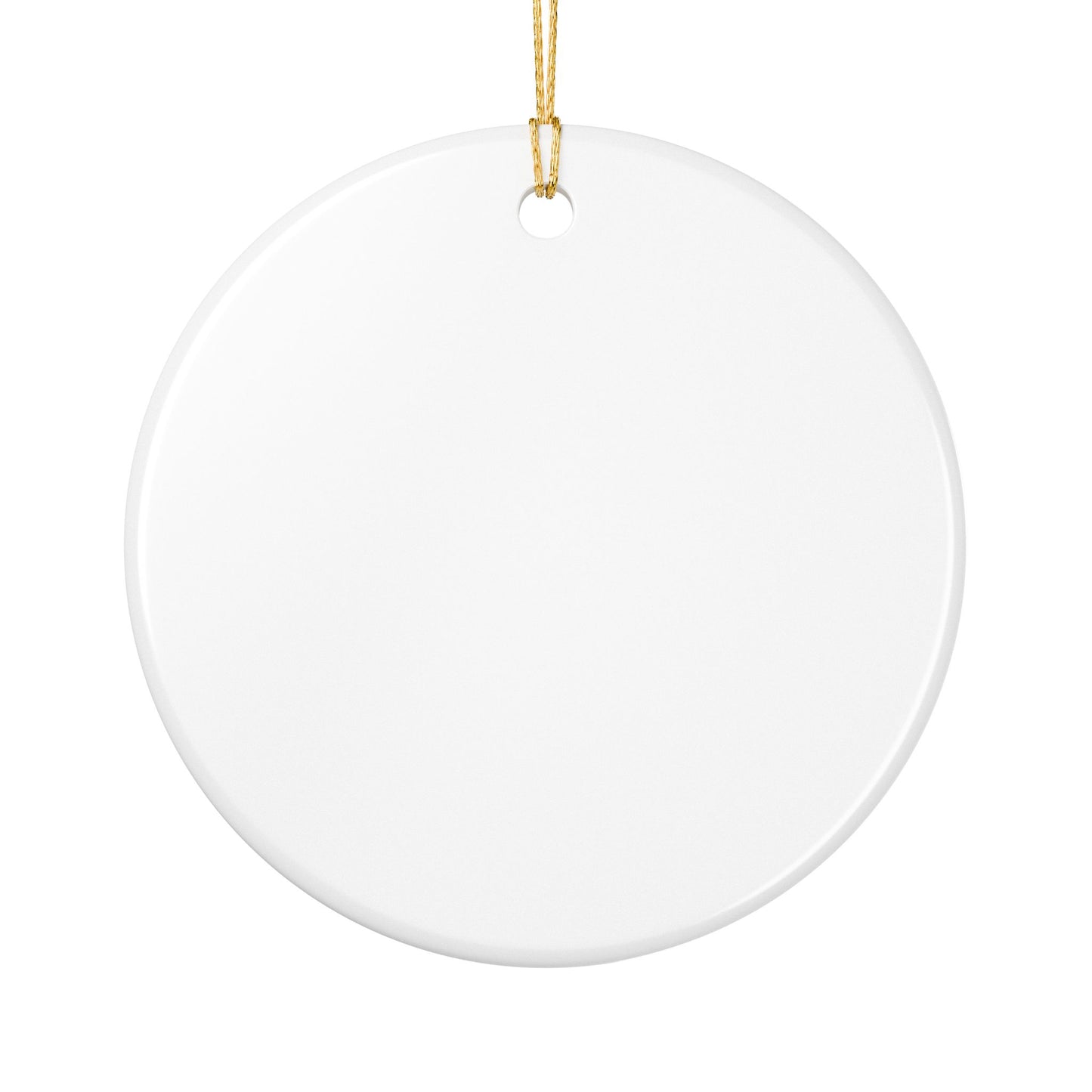 "NO" Ceramic Decoration Ornament, (1pc)