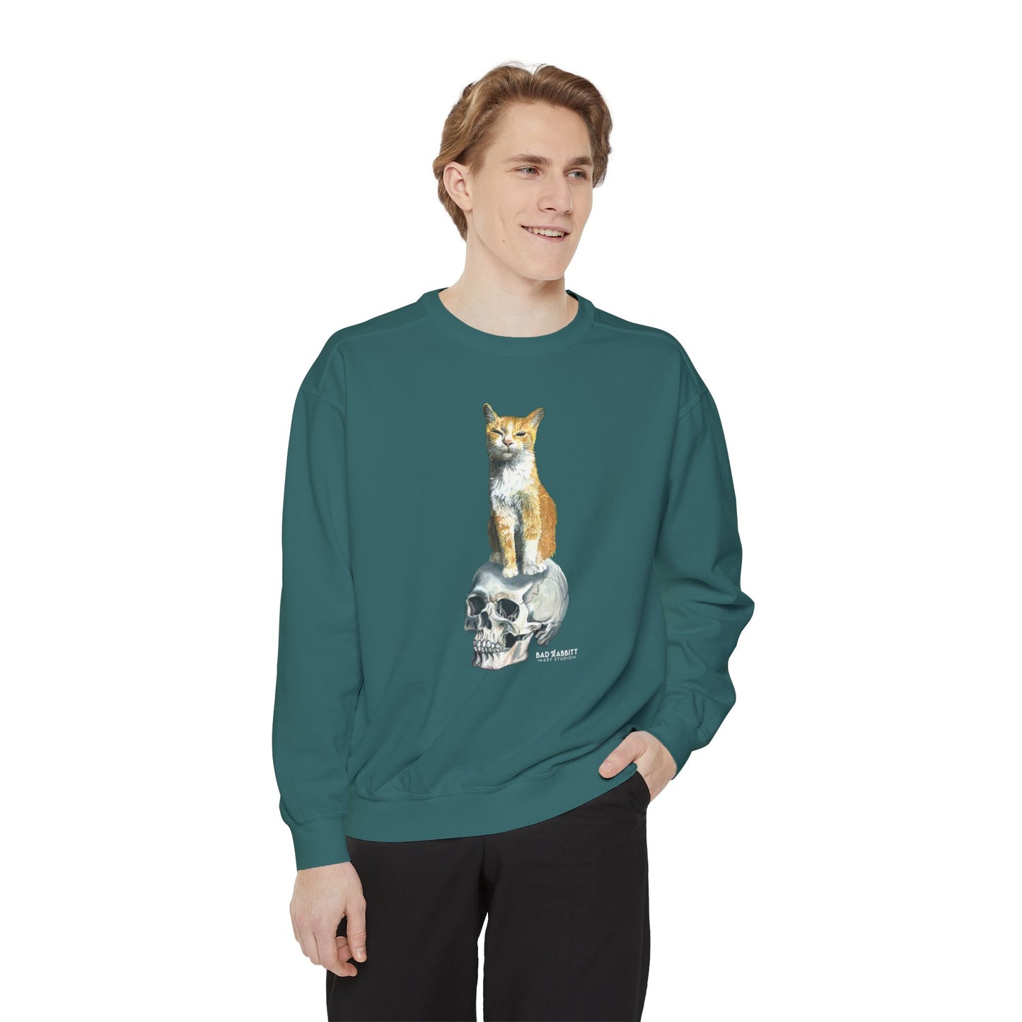Dave and the Skull of His Enemy Unisex Garment-Dyed Sweatshirt