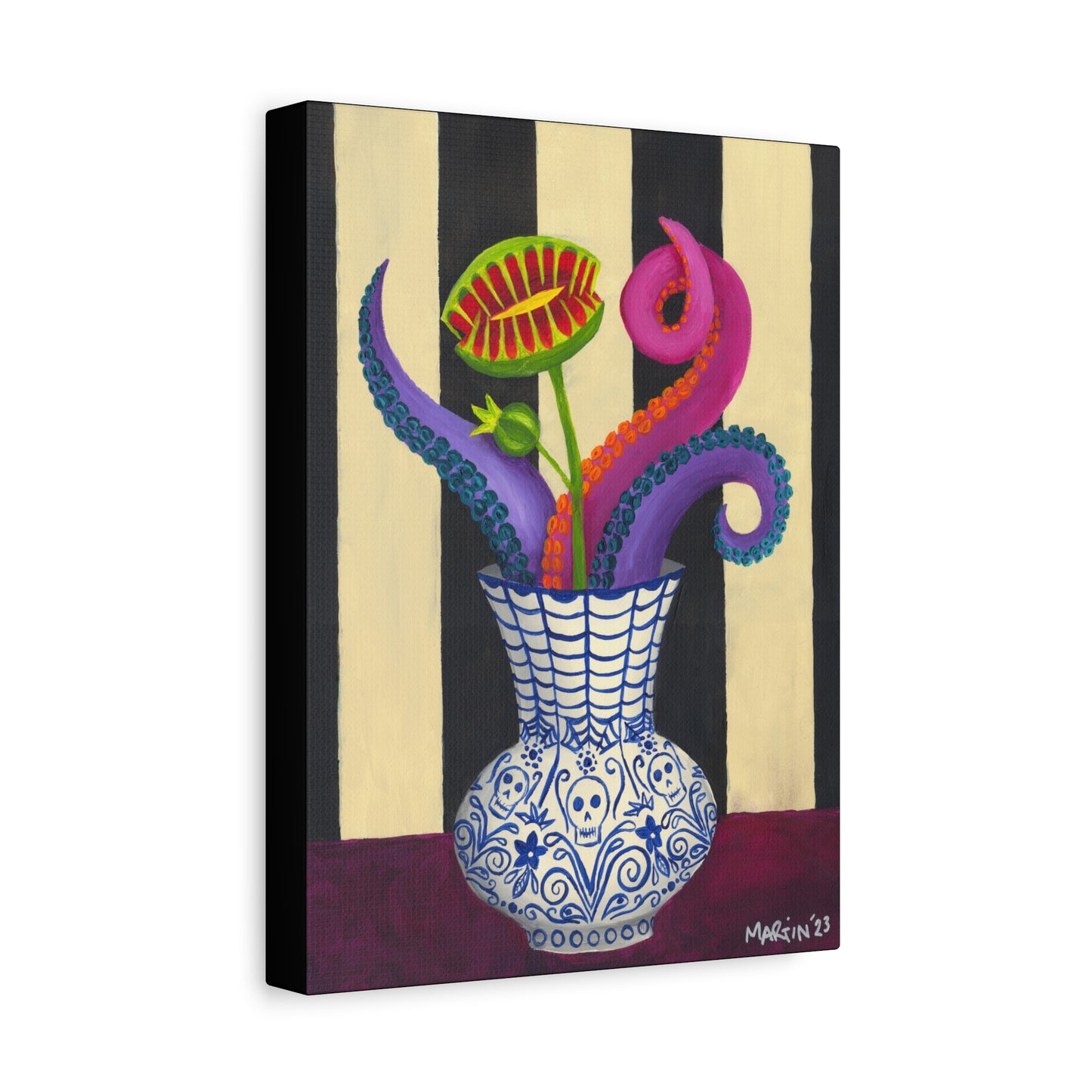 Spooky Flowers Canvas Gallery Wraps