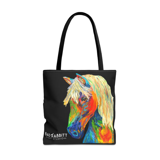 Rainbow Horse Tote Bag (AOP)