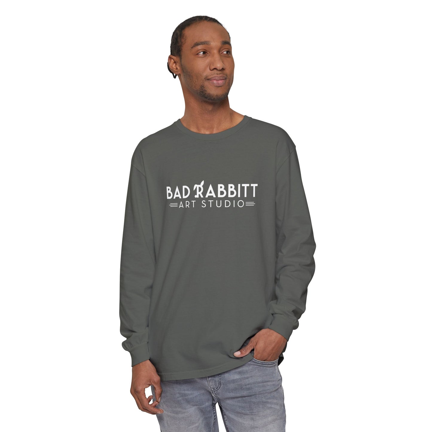 Bad Rabbitt Art Studio Comfort Color's Unisex Garment-dyed Long Sleeve T-Shirt