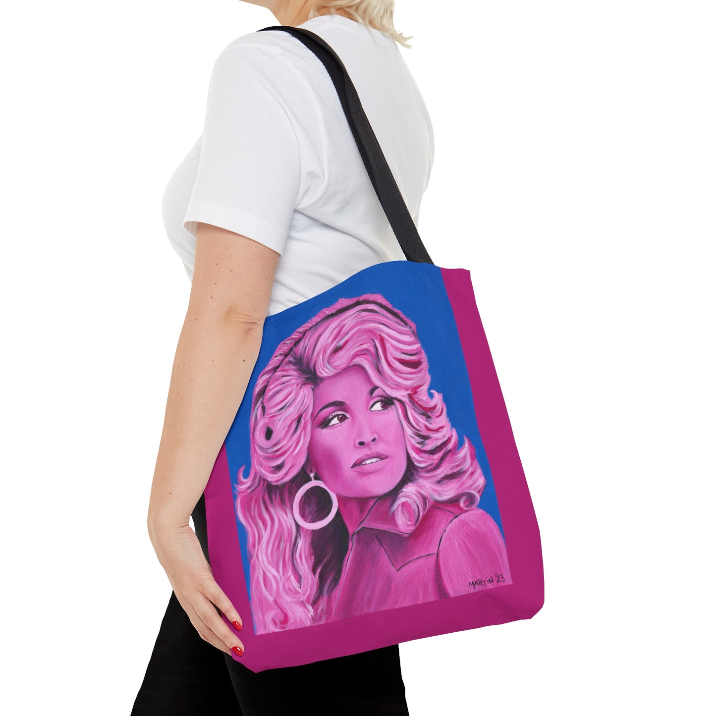 Pink Dolly Tote Bag (AOP)