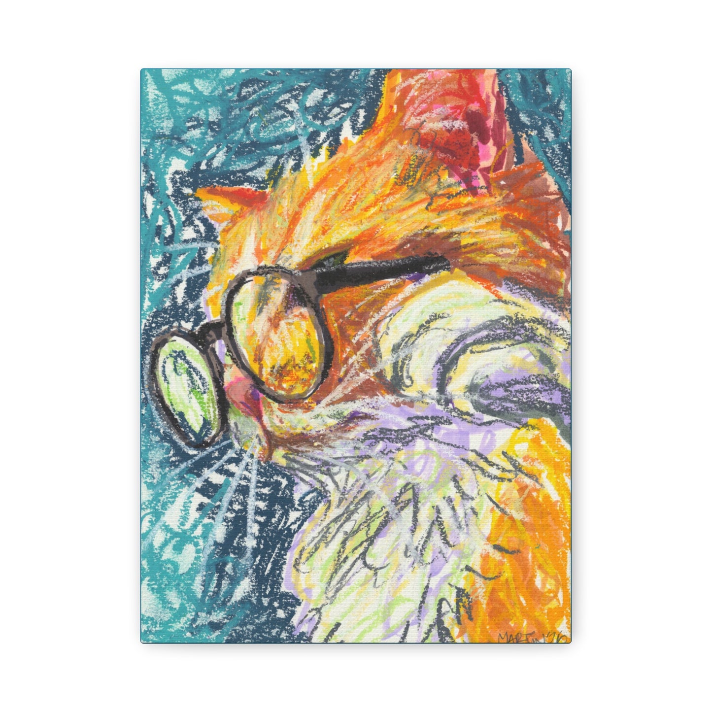 "Outside Dave in his Glasses" Matte Canvas, Stretched, 1.25"