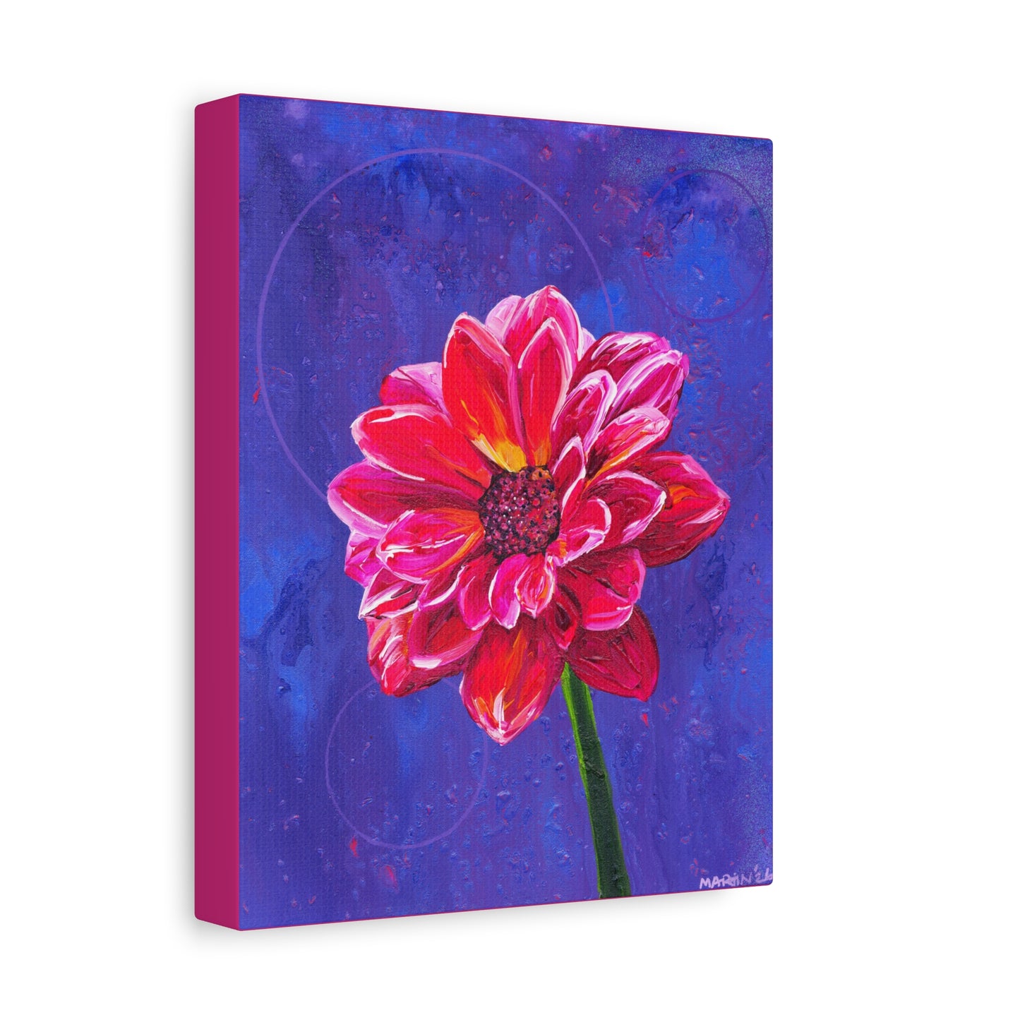 "Dahlia" Matte Canvas, Stretched, 1.25"