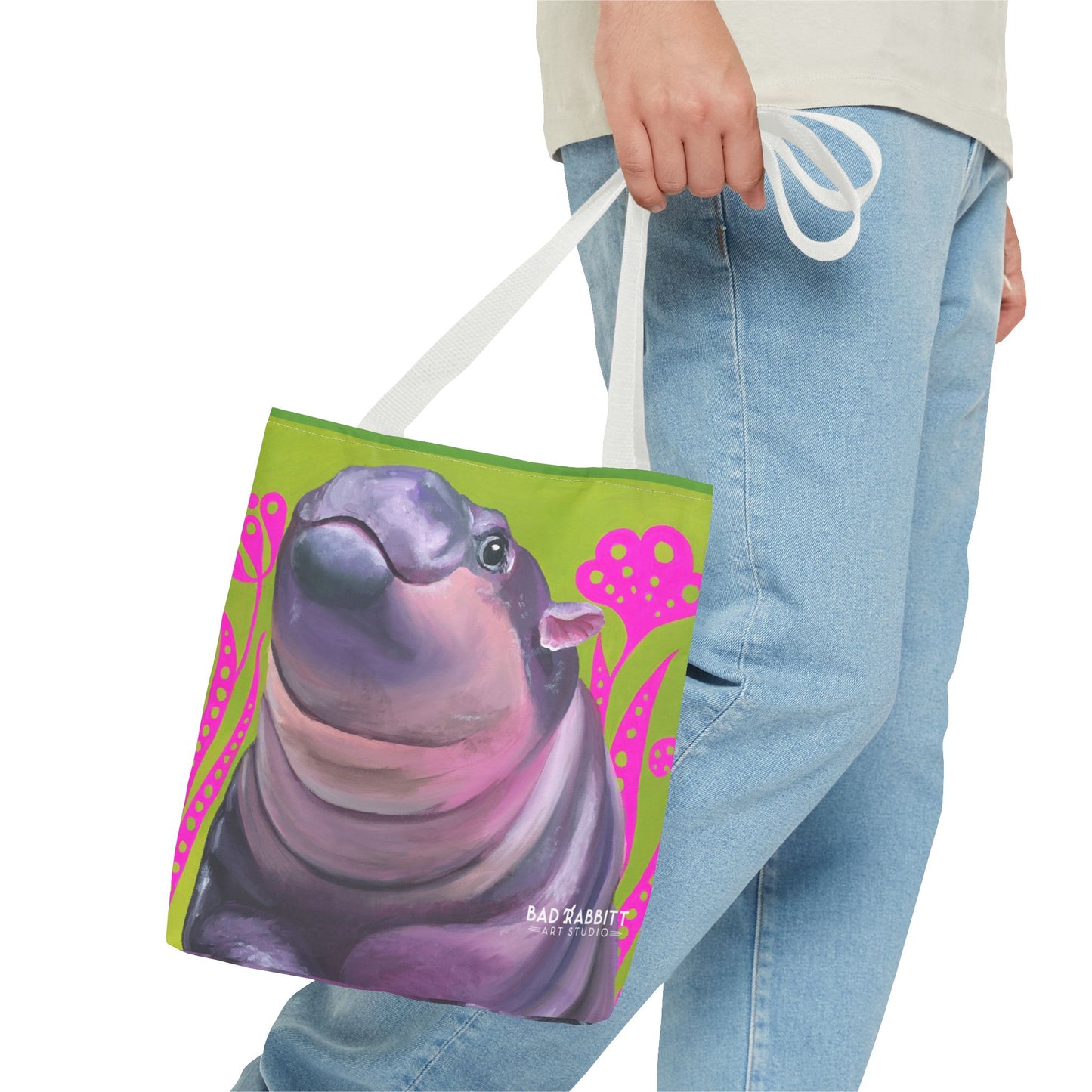 Moo Deng Tote Bag (AOP)