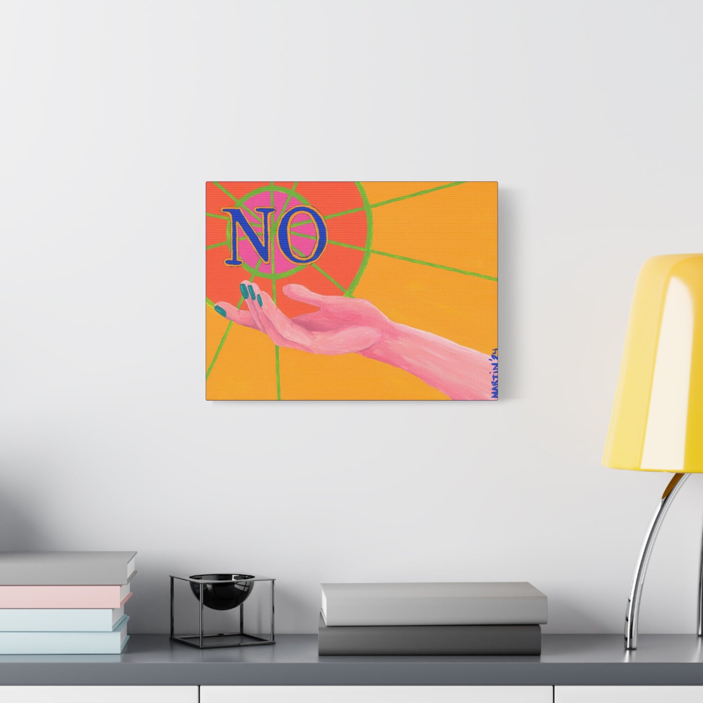"NO 2024" Canvas Gallery Wrap