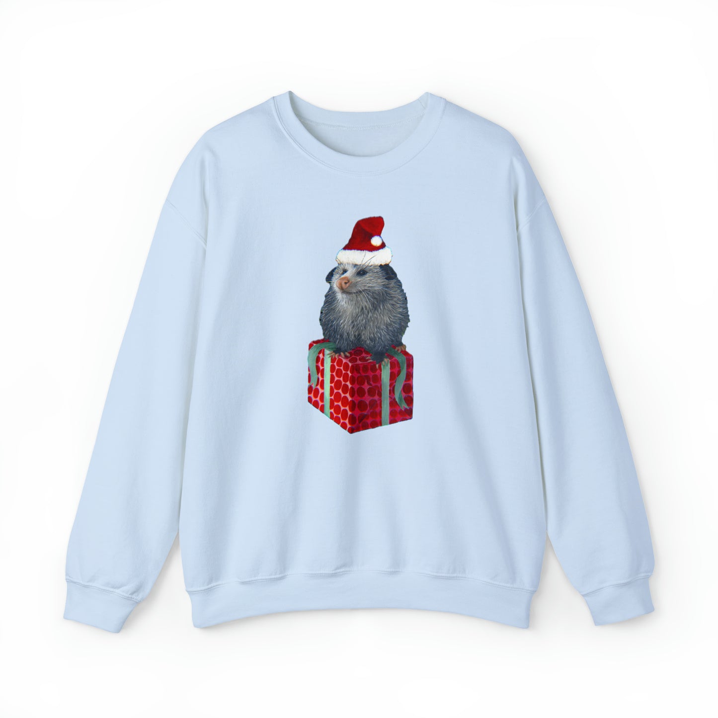Christmas Opossum Unisex Heavy Blend™ Crewneck Sweatshirt