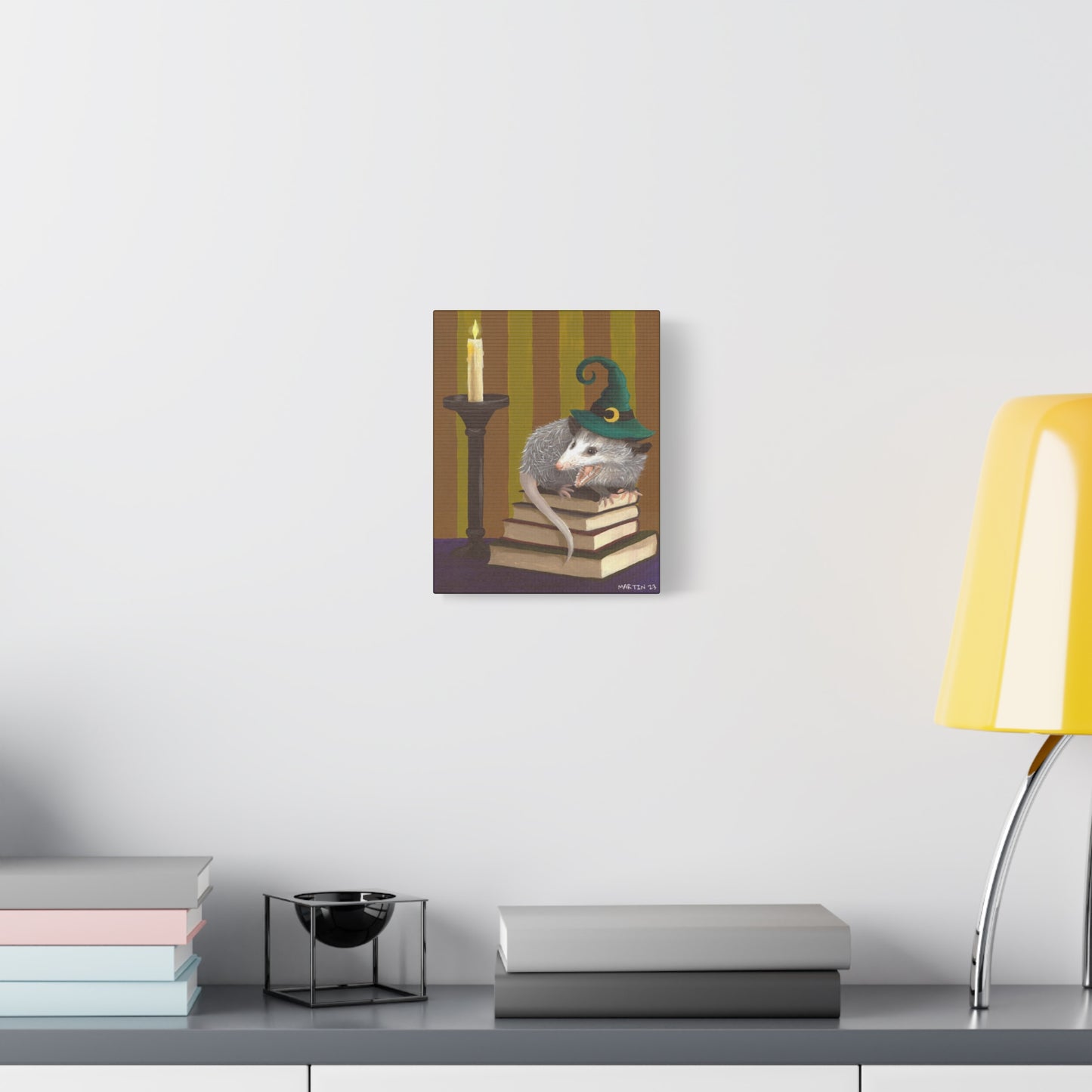 Opossum Witch Canvas Gallery Wrap