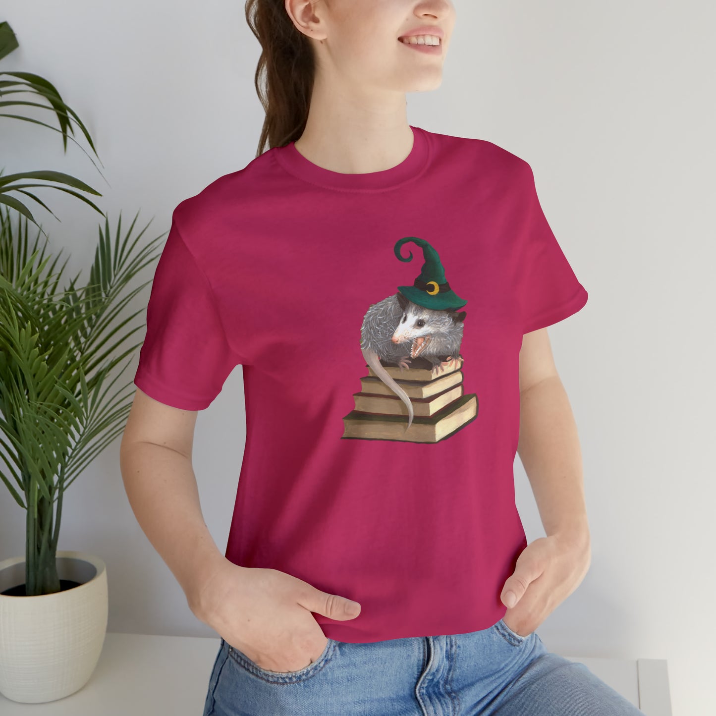 Opossum Witch Unisex Jersey Short Sleeve Tee
