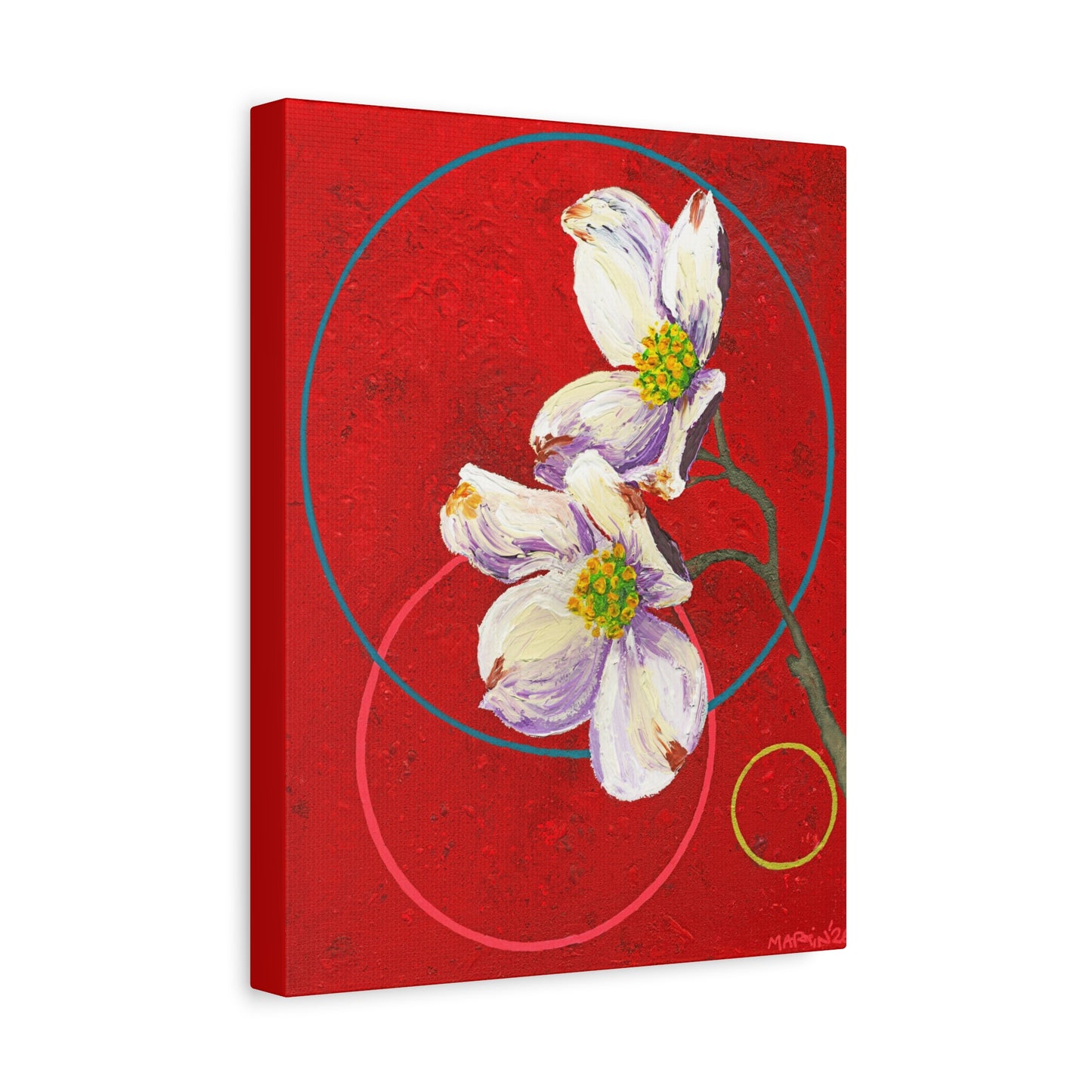 "Dogwood" Matte Canvas, Stretched, 1.25"