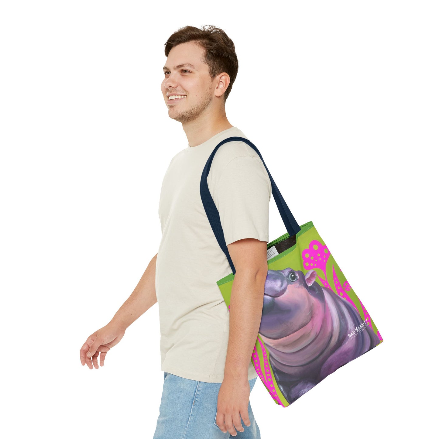 Moo Deng Tote Bag (AOP)
