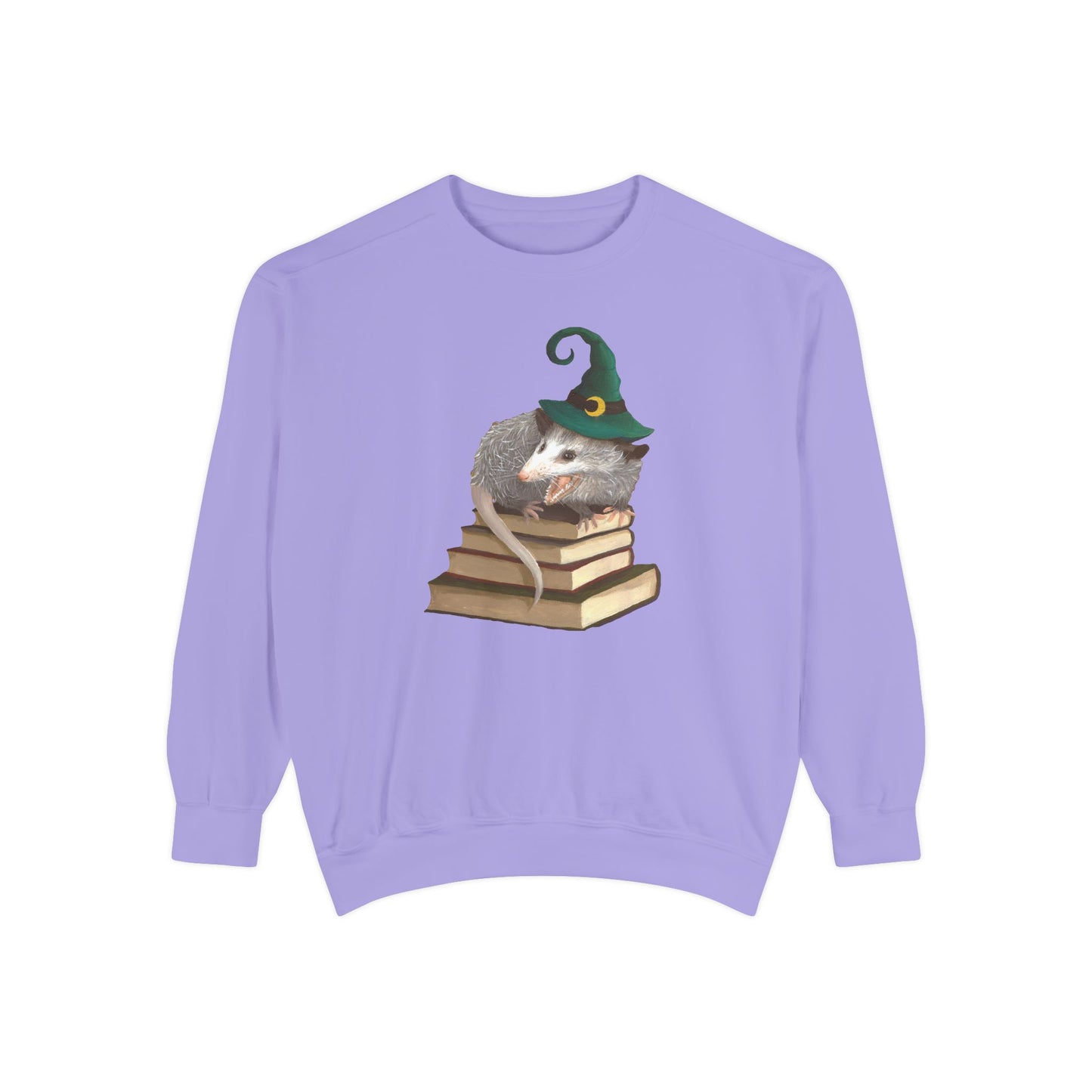 Opossum Witch Unisex Garment-Dyed Sweatshirt