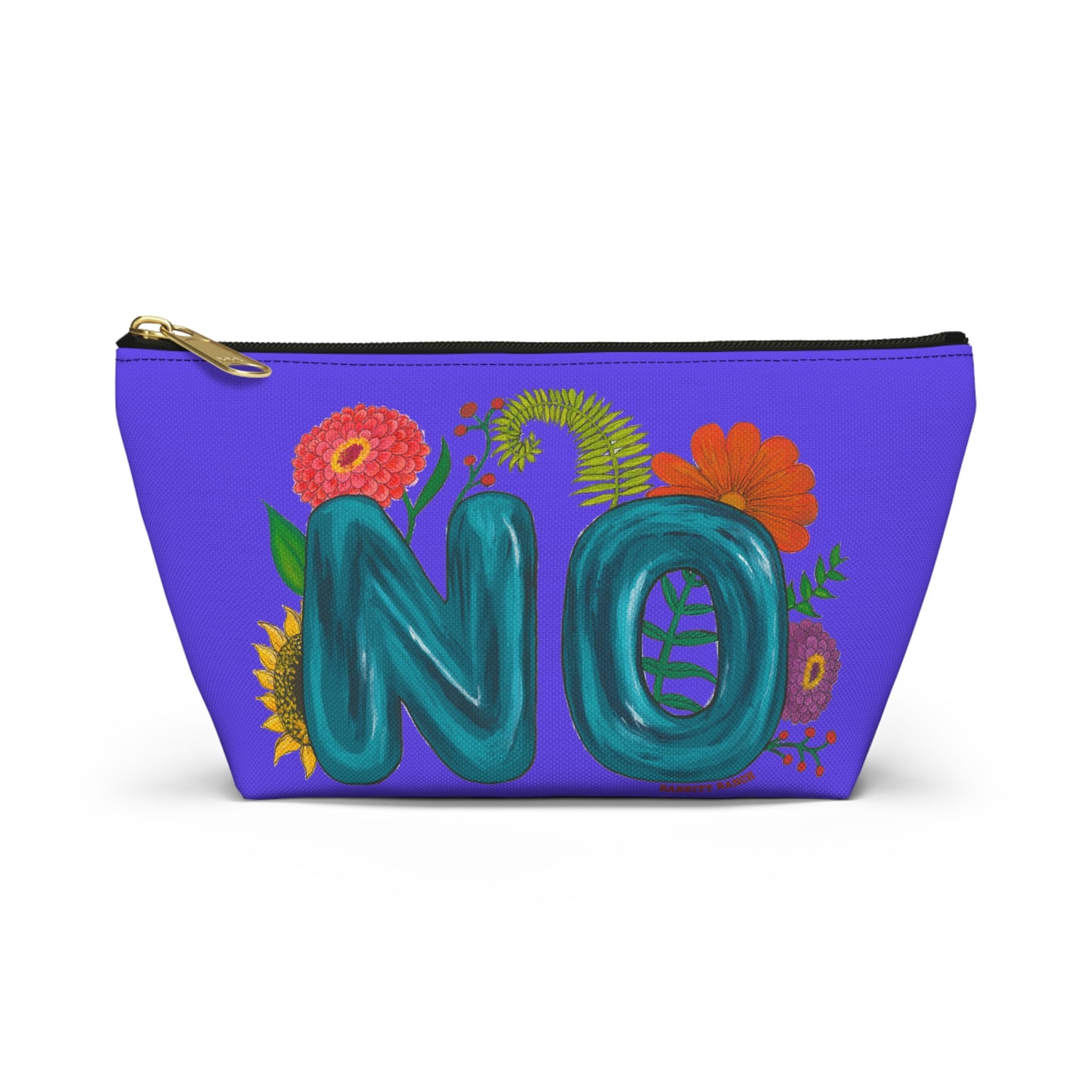 "No" Accessory Pouch w T-bottom