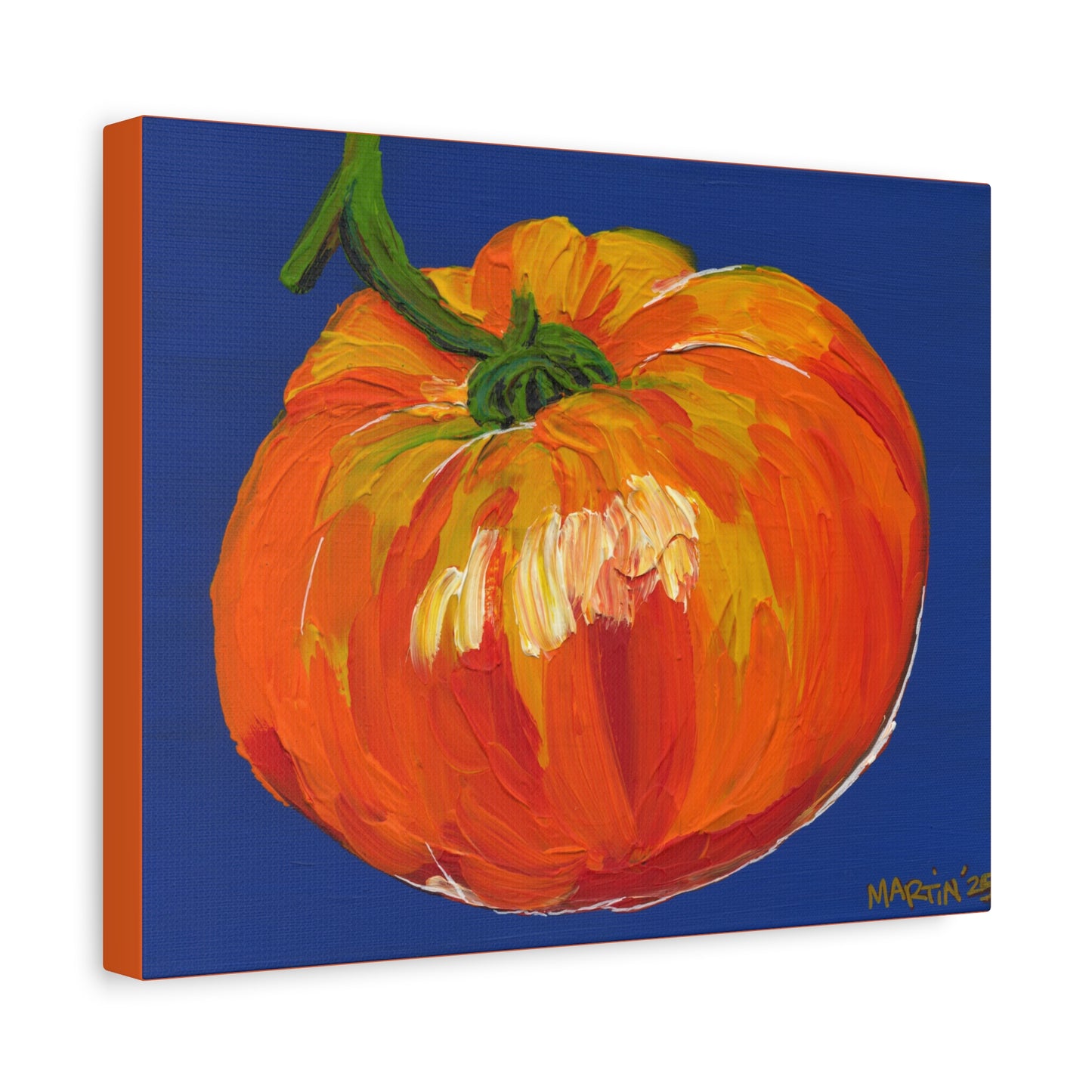 Funky Yellow Tomato Matte Canvas, Stretched, 1.25"